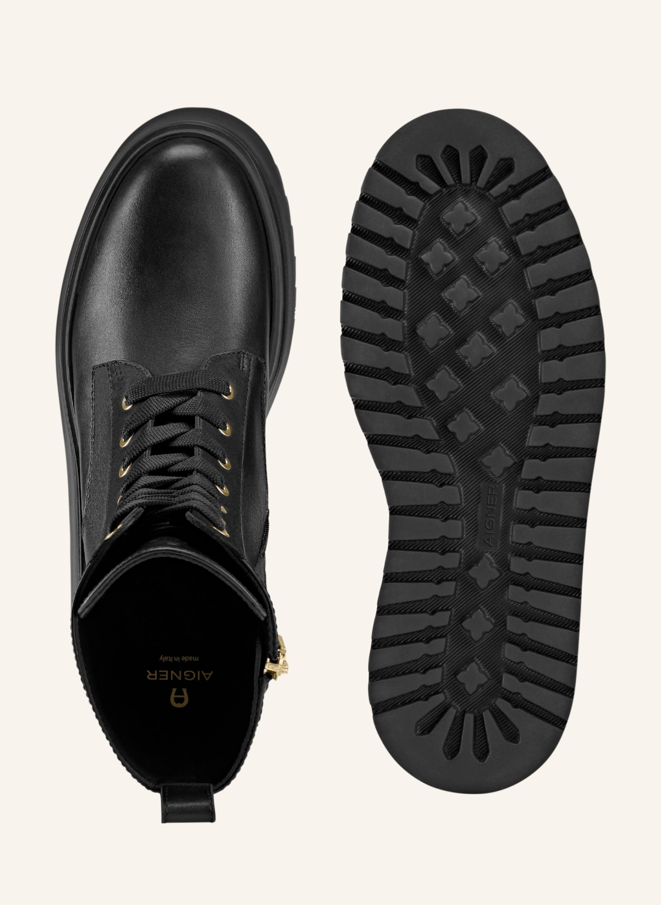 Thumbnail - Aigner Plateau Bootie With Lacing Plateau Bootie 2b schwarz