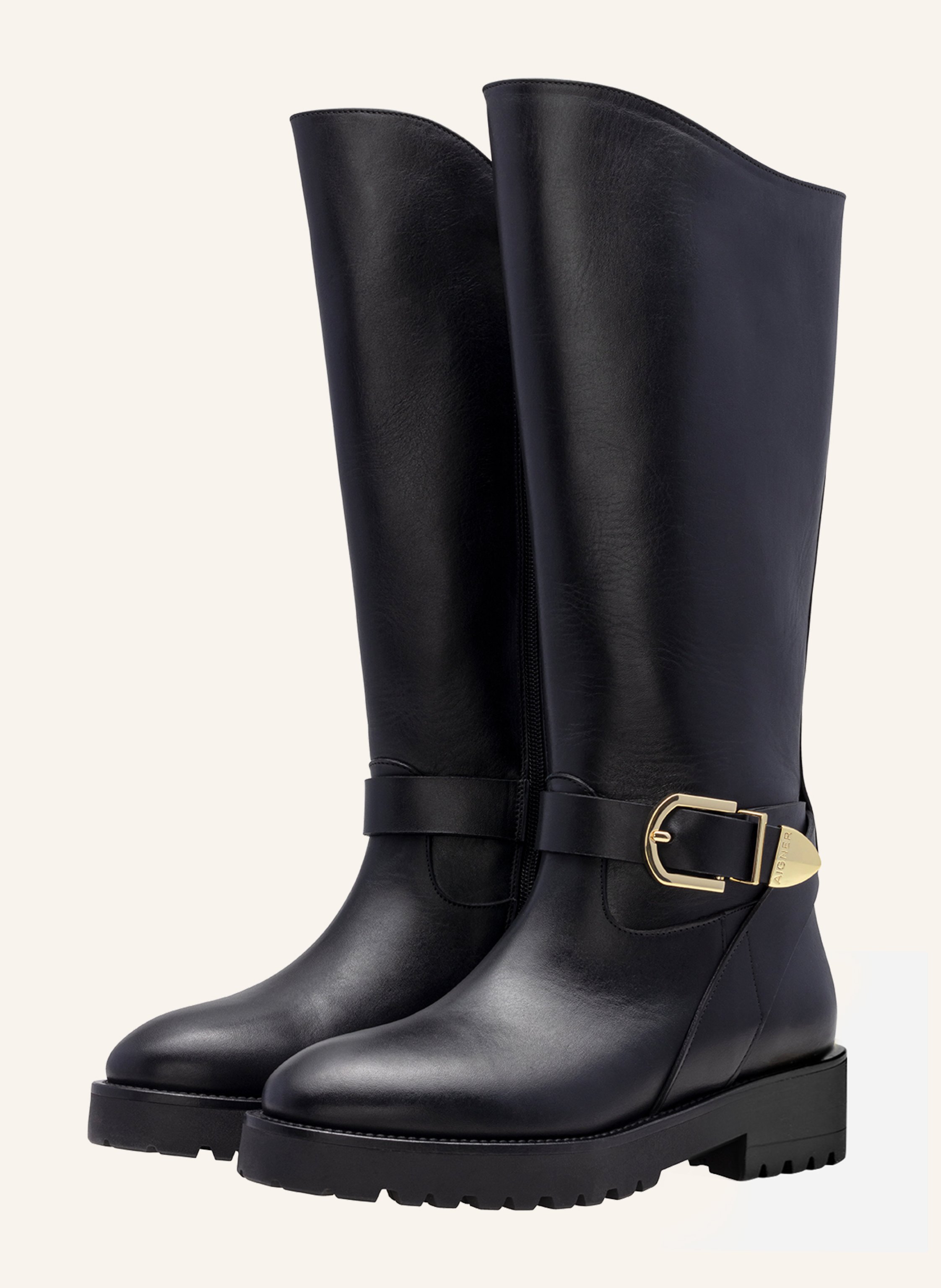 Ankle Boots Stiefeletten Schwarz Aigner Ava Stiefeletten AIGNER