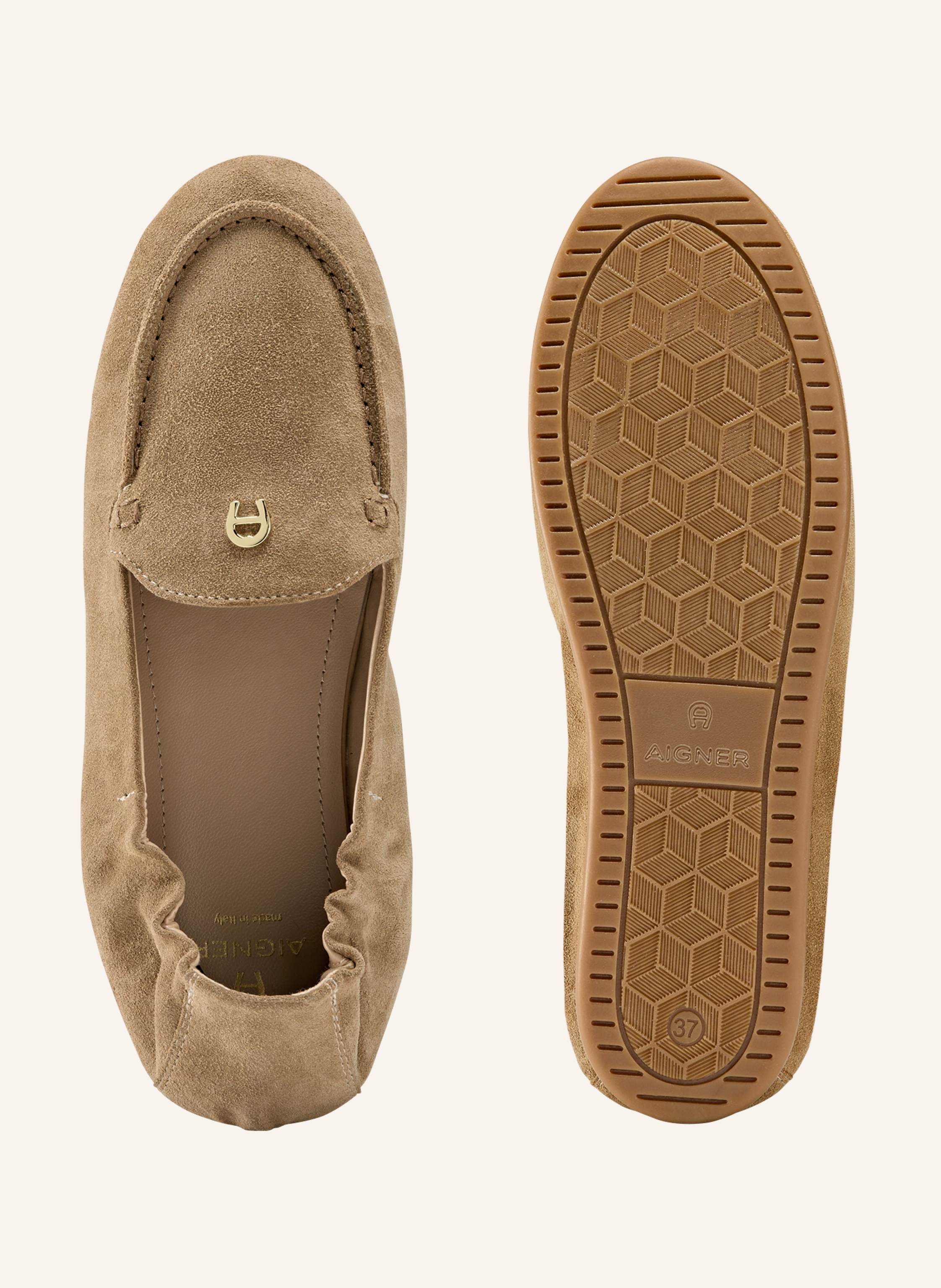 Thumbnail - Aigner Soft Loafer Bianca 1a beige