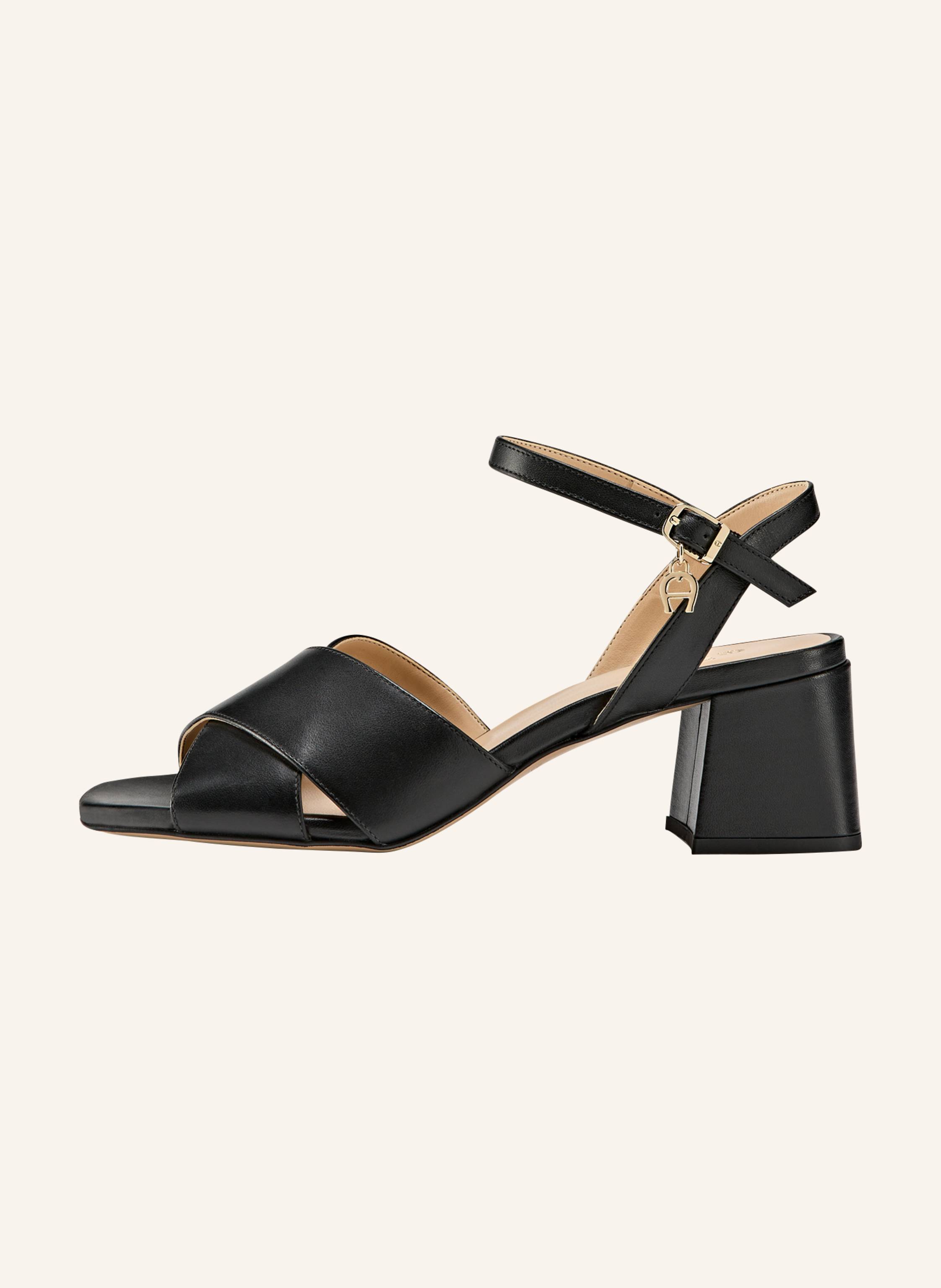 Thumbnail - Aigner Block Heel Sandal Courtney 6b schwarz