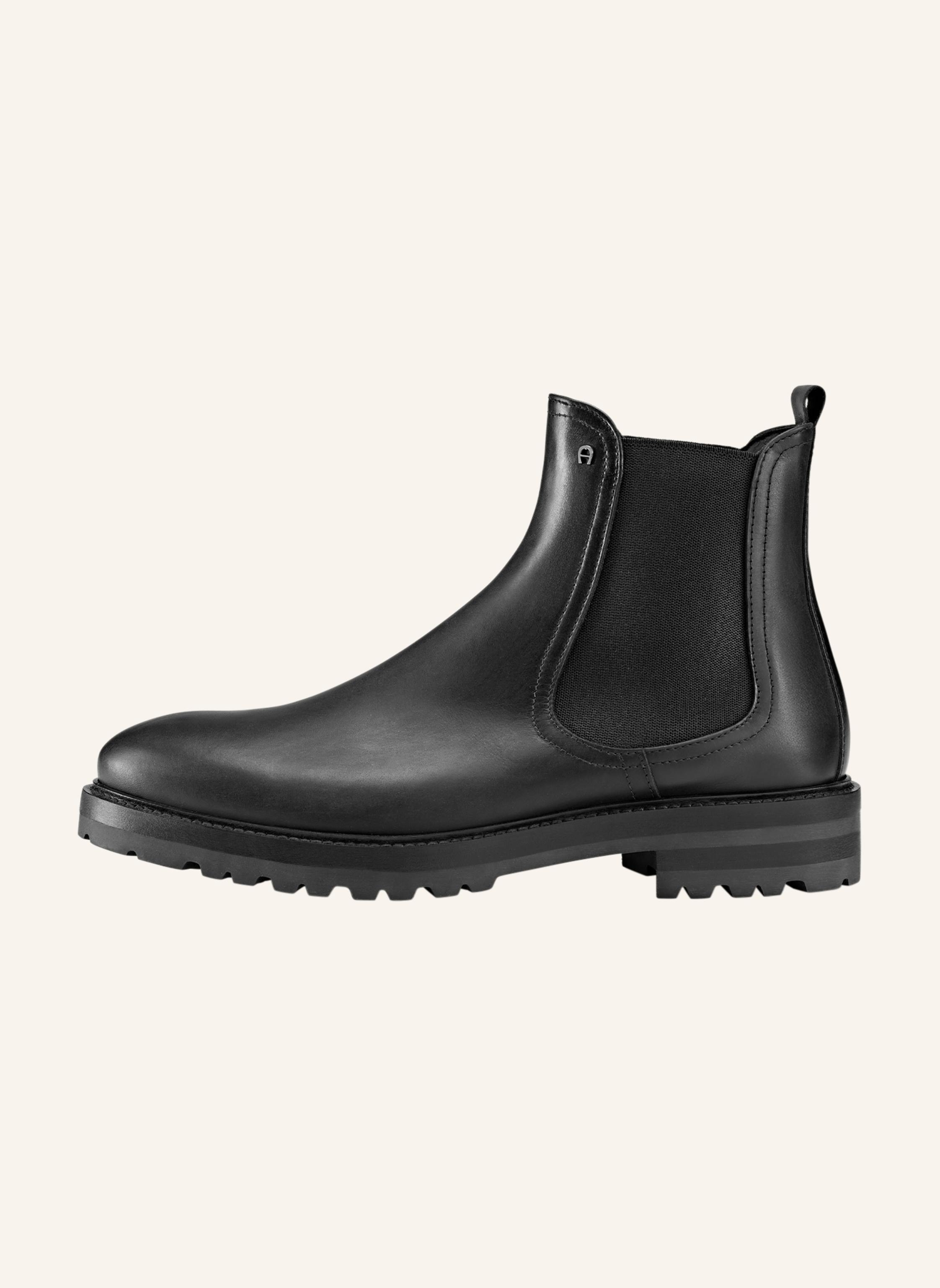 Thumbnail - Aigner Chelsea Boots Charles 5c schwarz