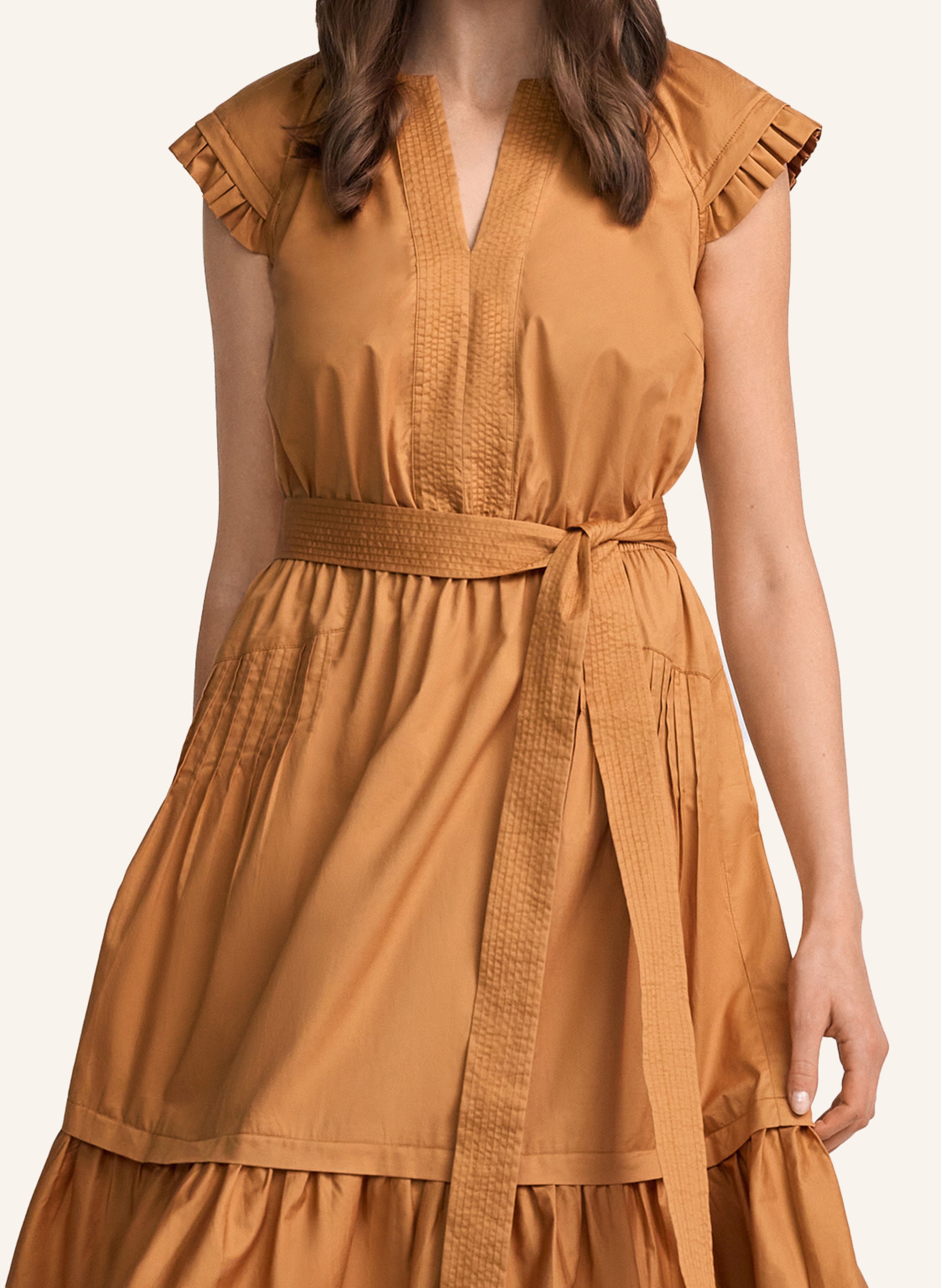 Thumbnail - Claire Luise Langes Freizeitkleid orange