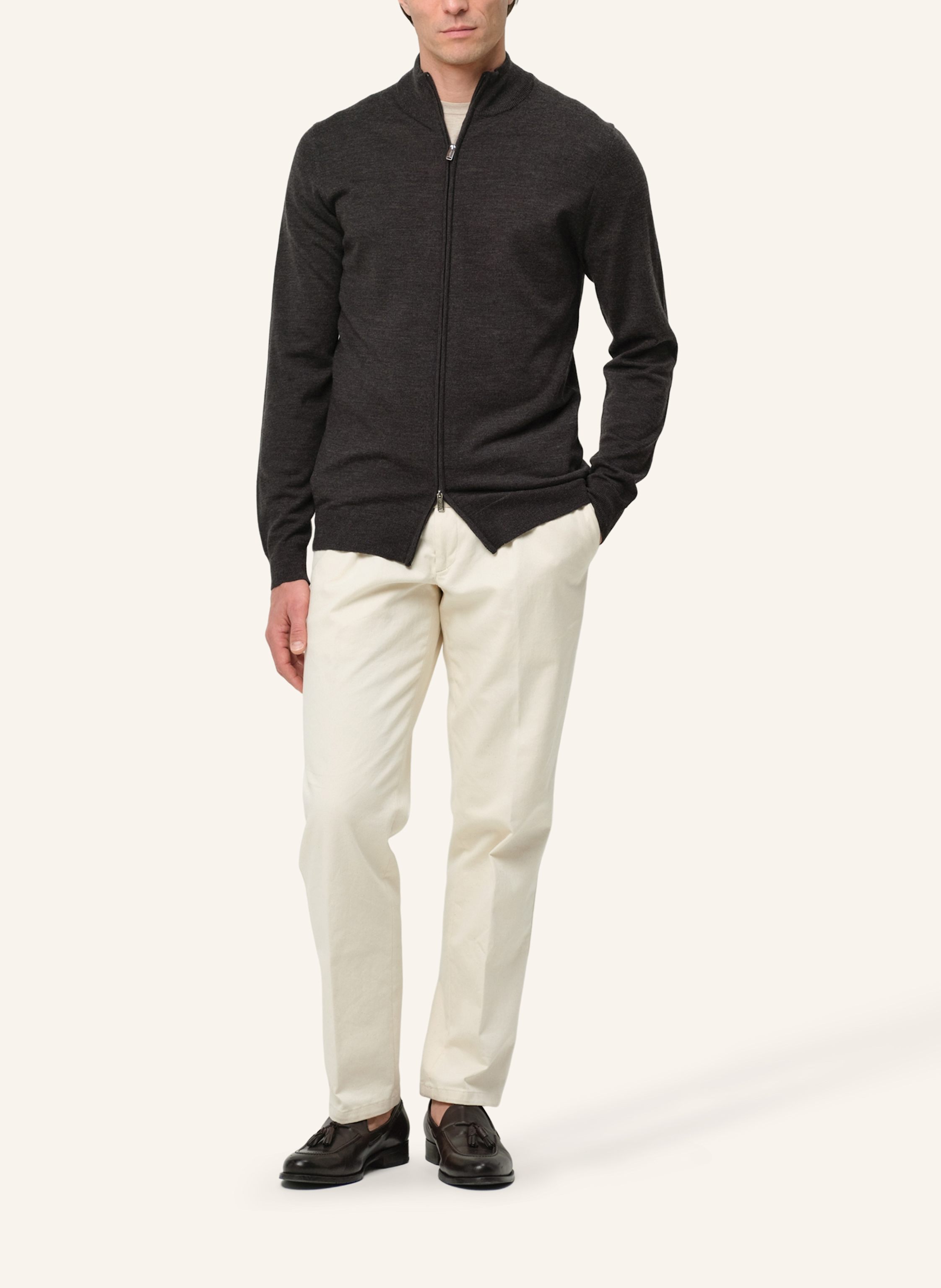 Thumbnail - Profuomo Strickjacke braun