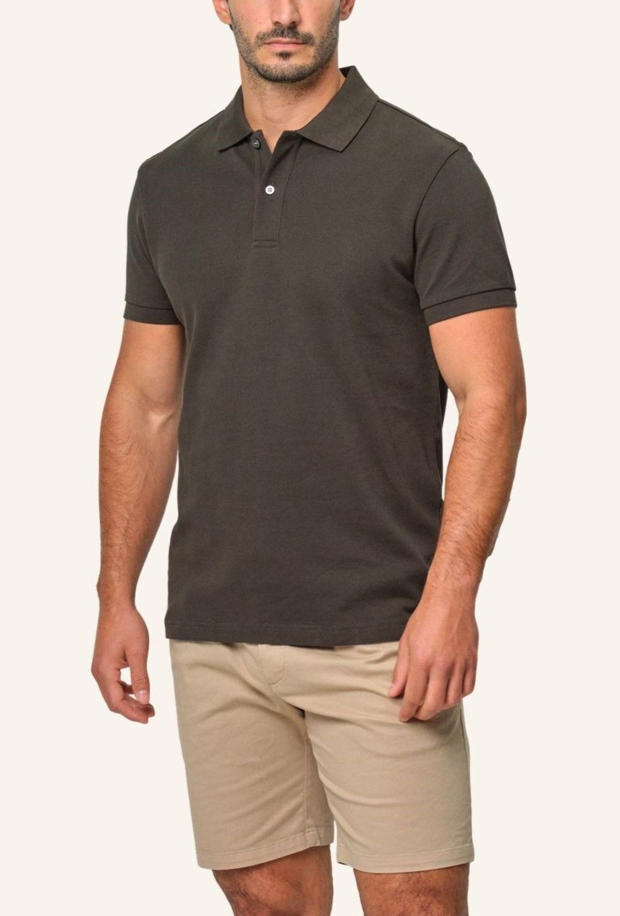 Thumbnail - Profuomo Polo Kurzarm gruen