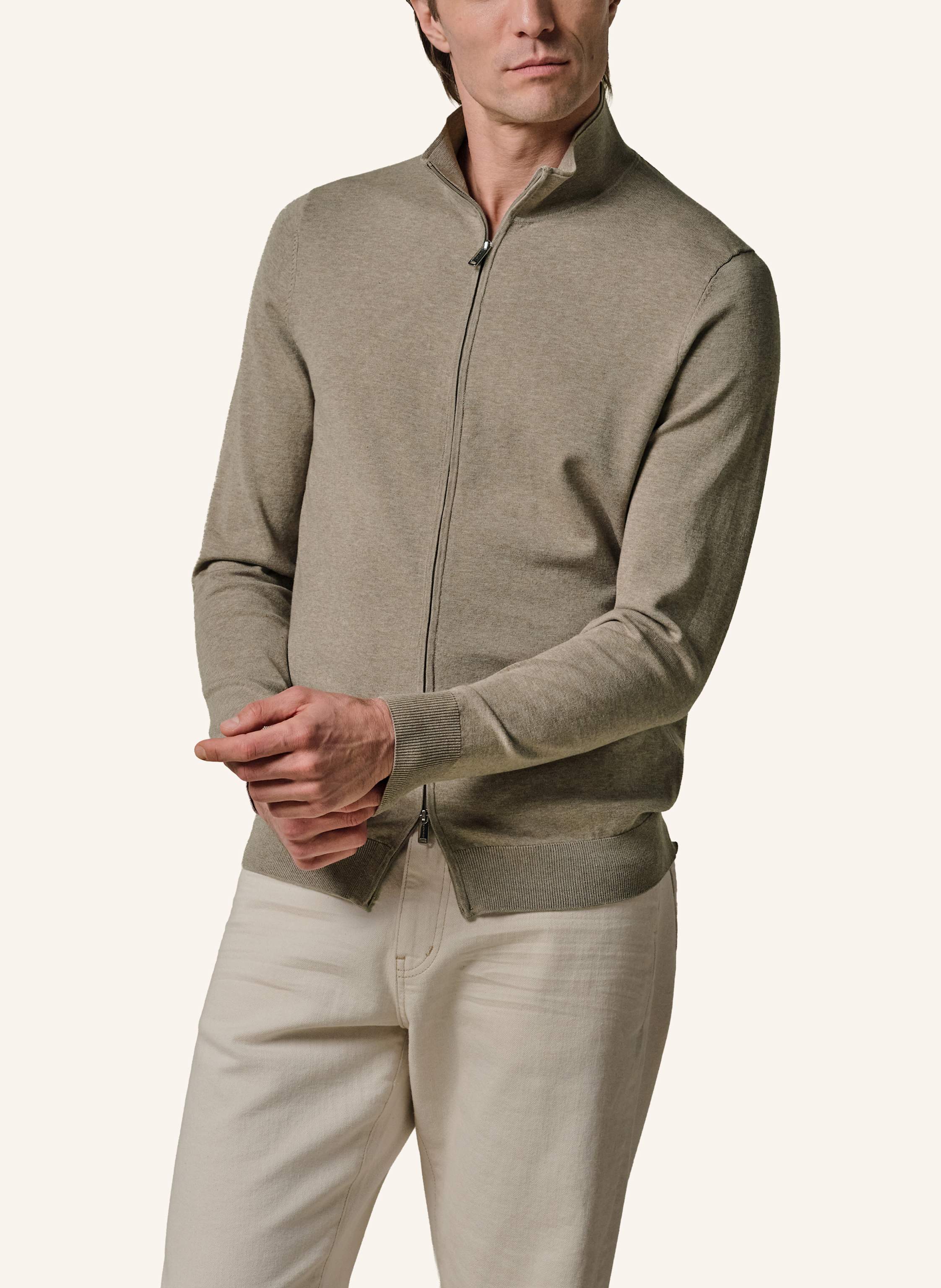 Thumbnail - Profuomo Strickjacke beige