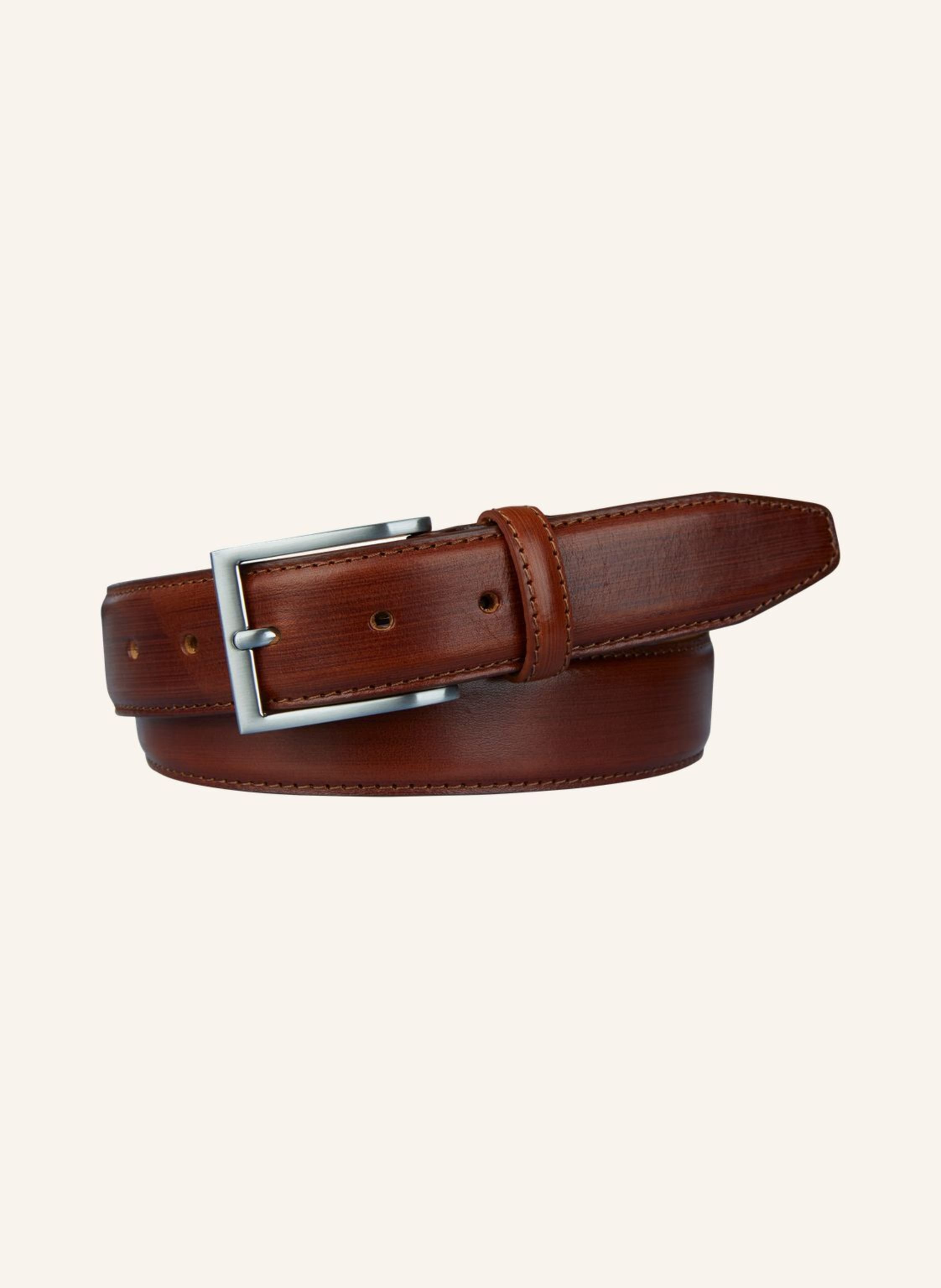 PROFUOMO Belt in cognac leather