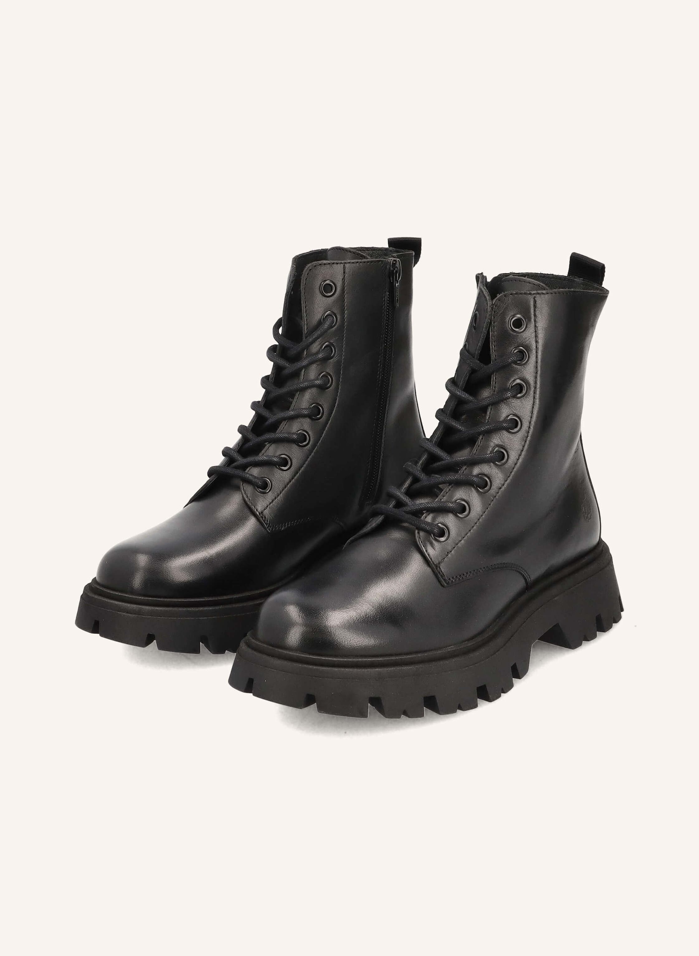 Apple of Eden Schnürstiefeletten in schwarz