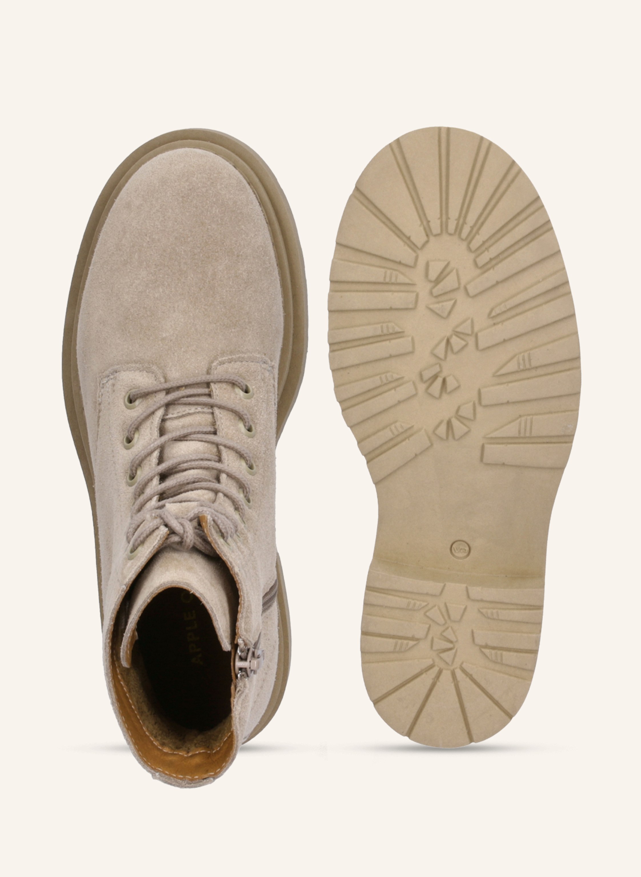 Thumbnail - Apple Of Eden Schnürstiefeletten beige