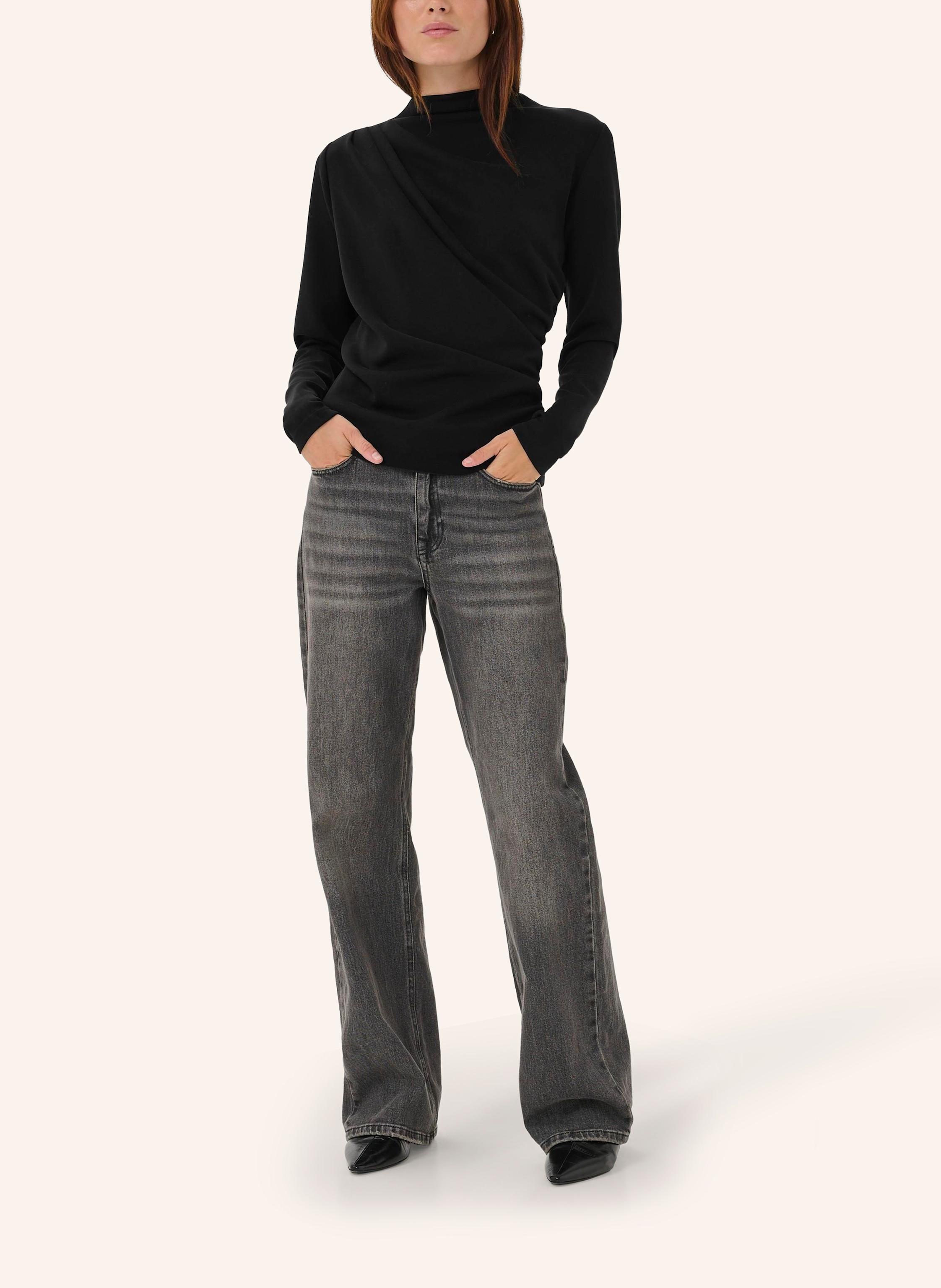 Thumbnail - My Essential Wardrobe Oversized-Hemdbluse Helle schwarz