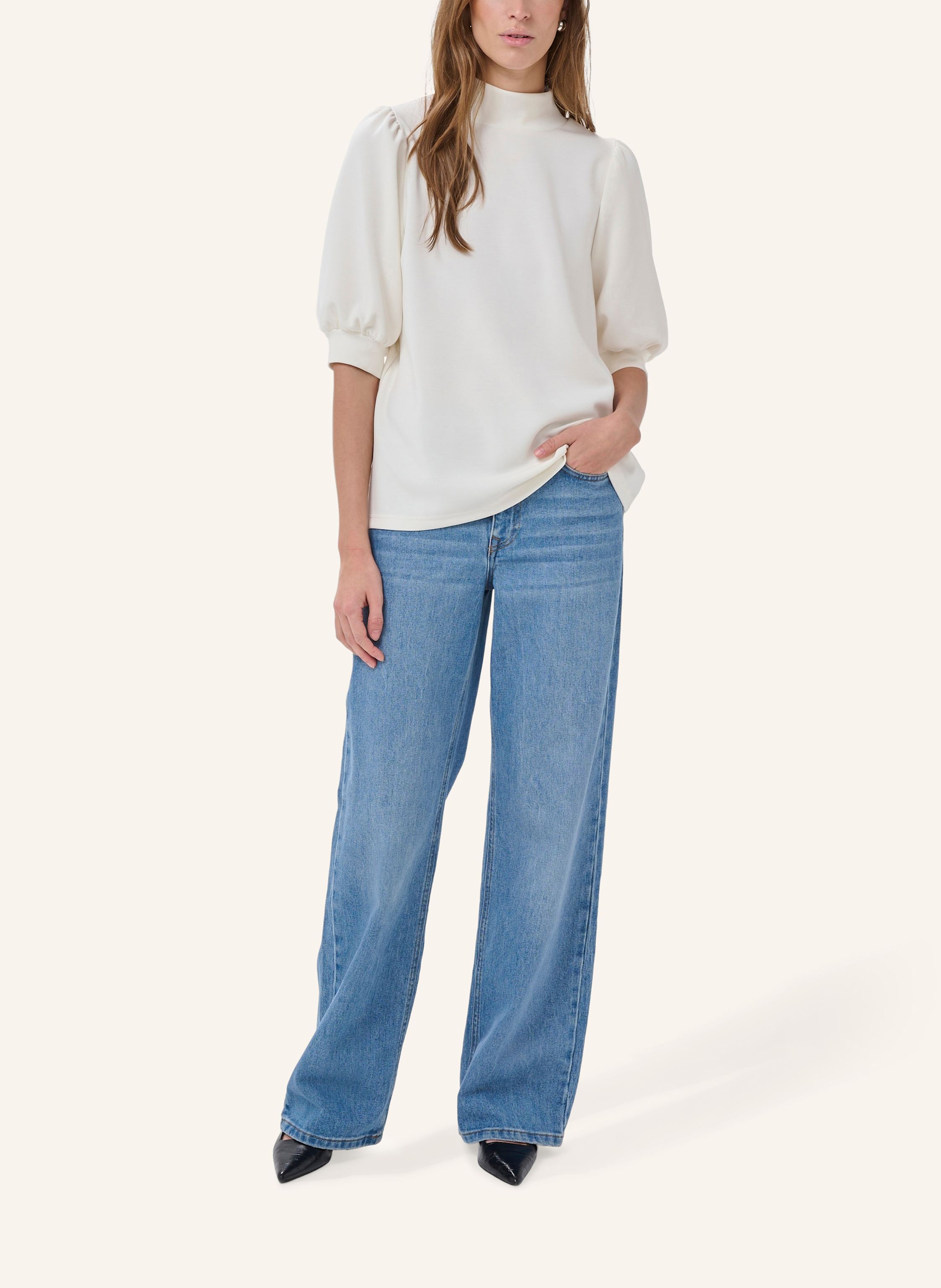 Thumbnail - My Essential Wardrobe Bluse Puff weiss