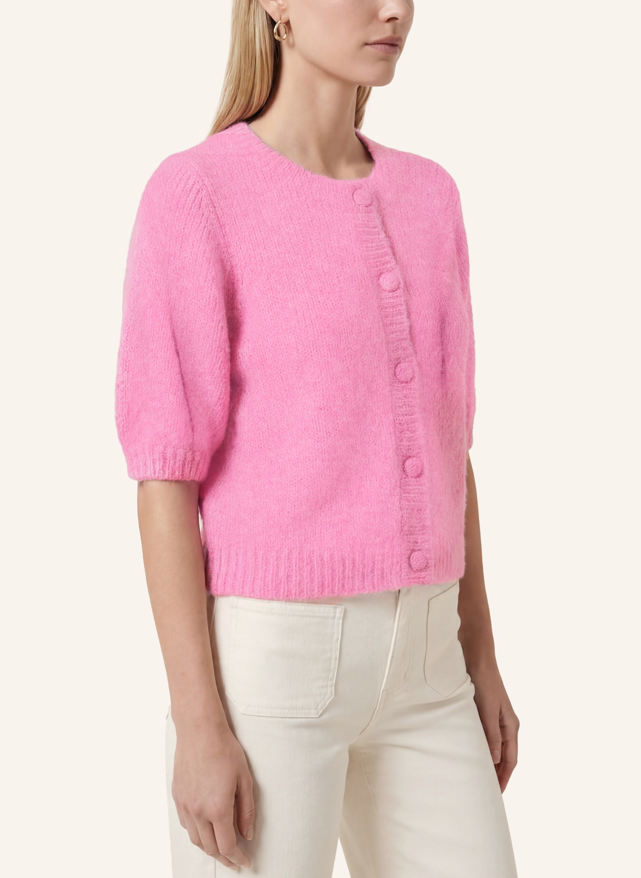 Thumbnail - Kaffe Cardigan Kaemelie pink