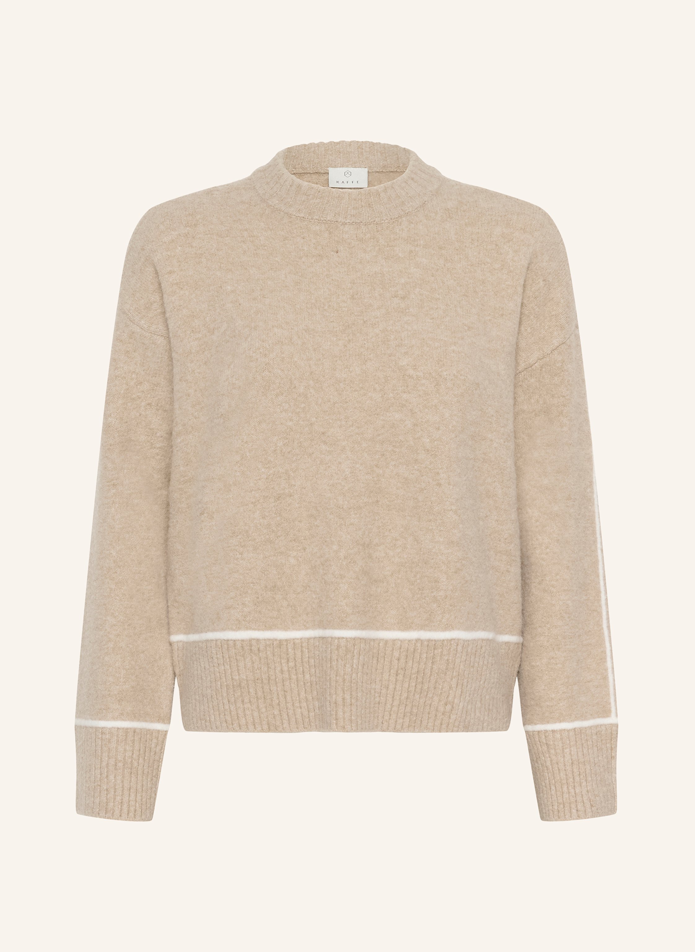 Kaffe Strickpullover Kajinie weiss