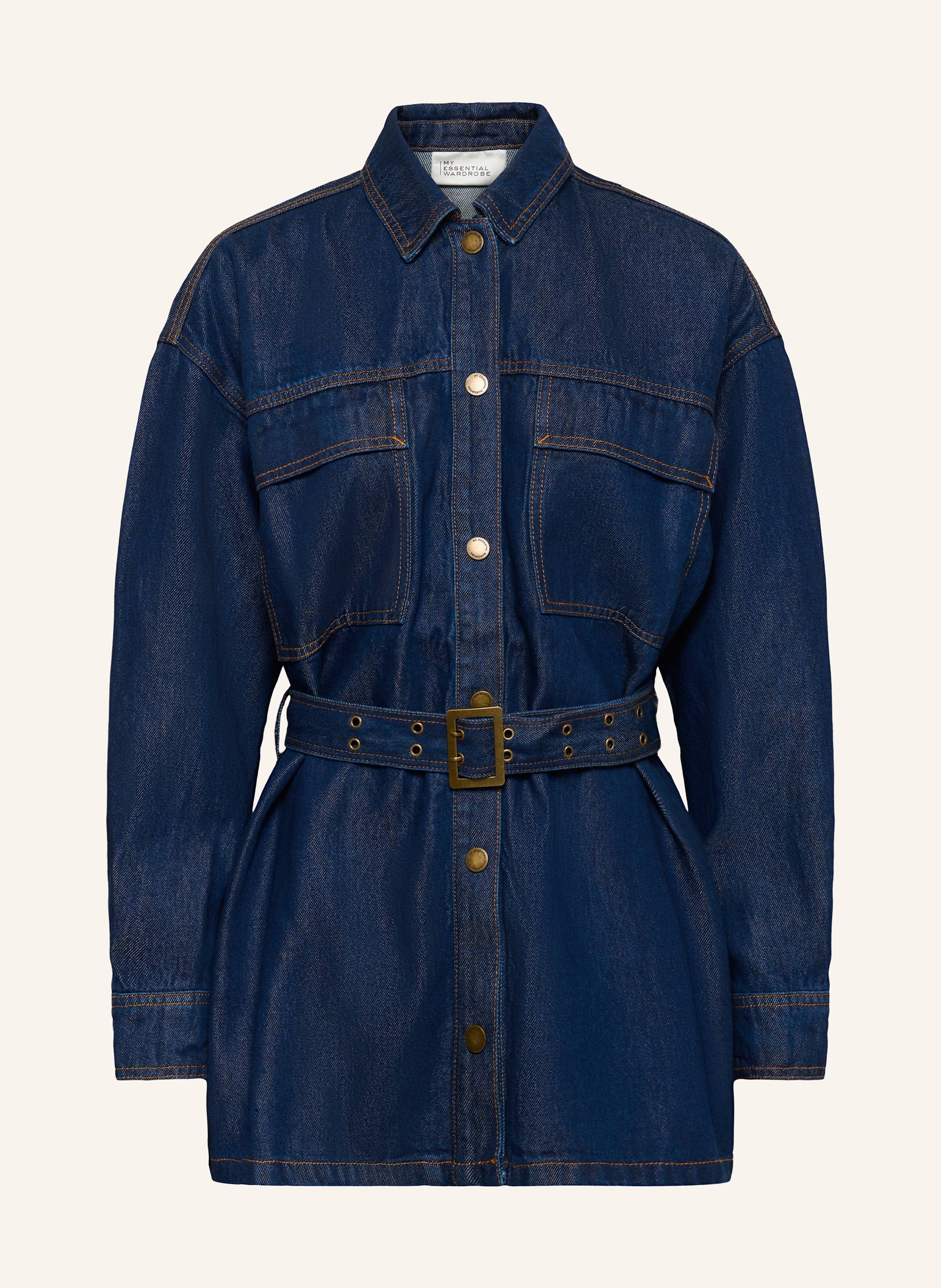 My Essential Wardrobe Jeanshemd Mwnessie blau