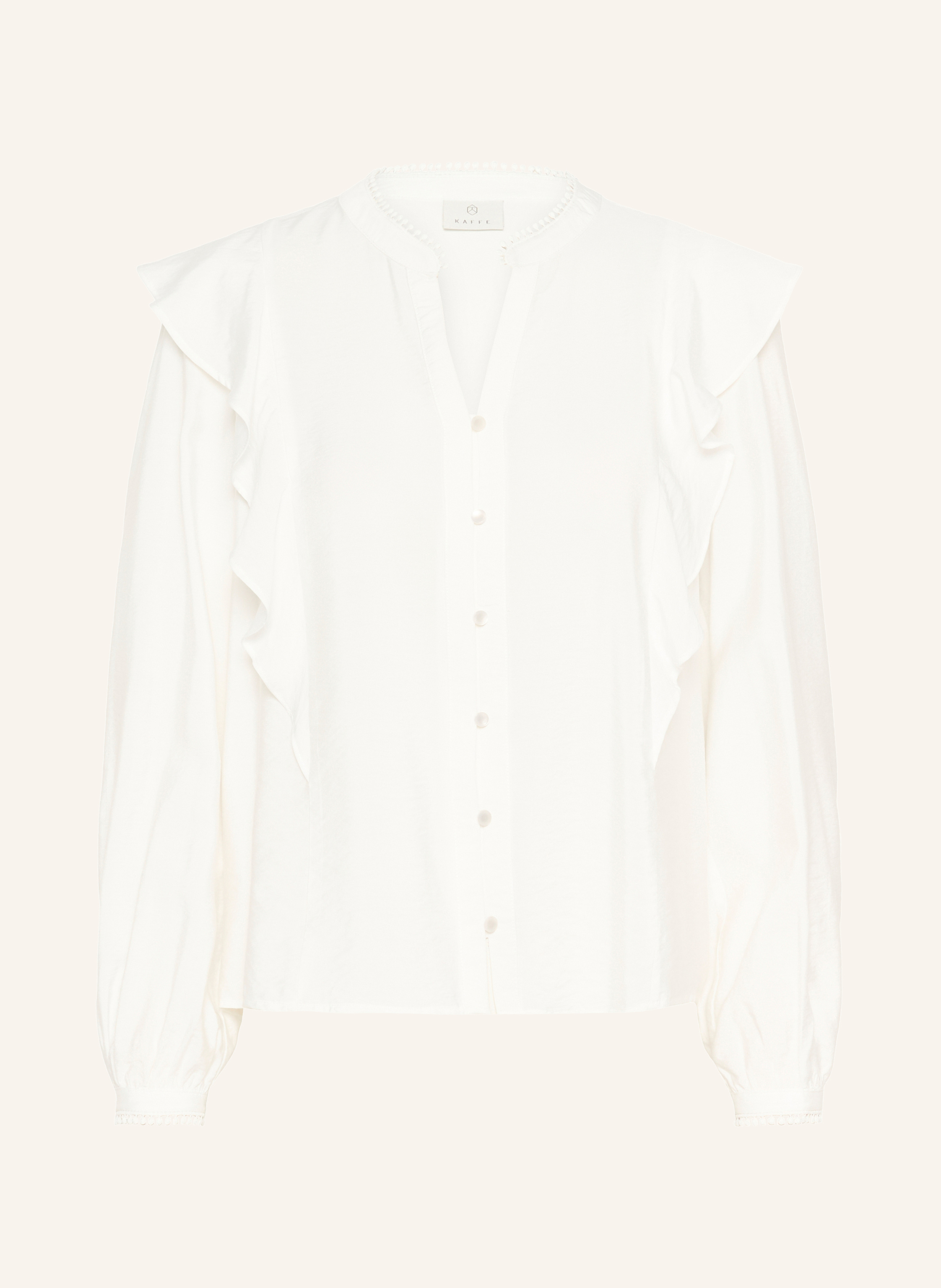 Kaffe Hemdbluse Kaliva weiss