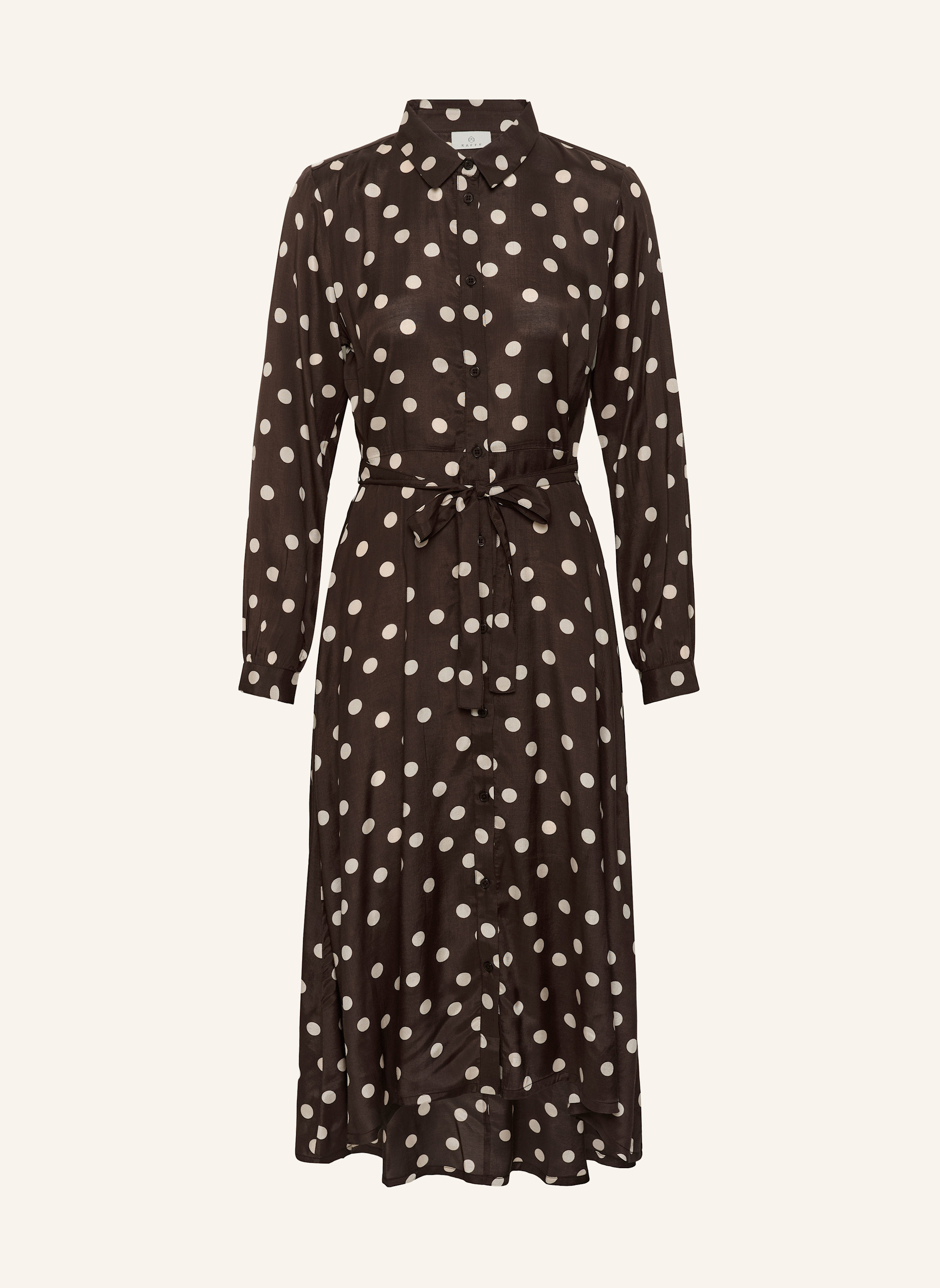 Kaffe Hemdblusenkleid Kaoline braun