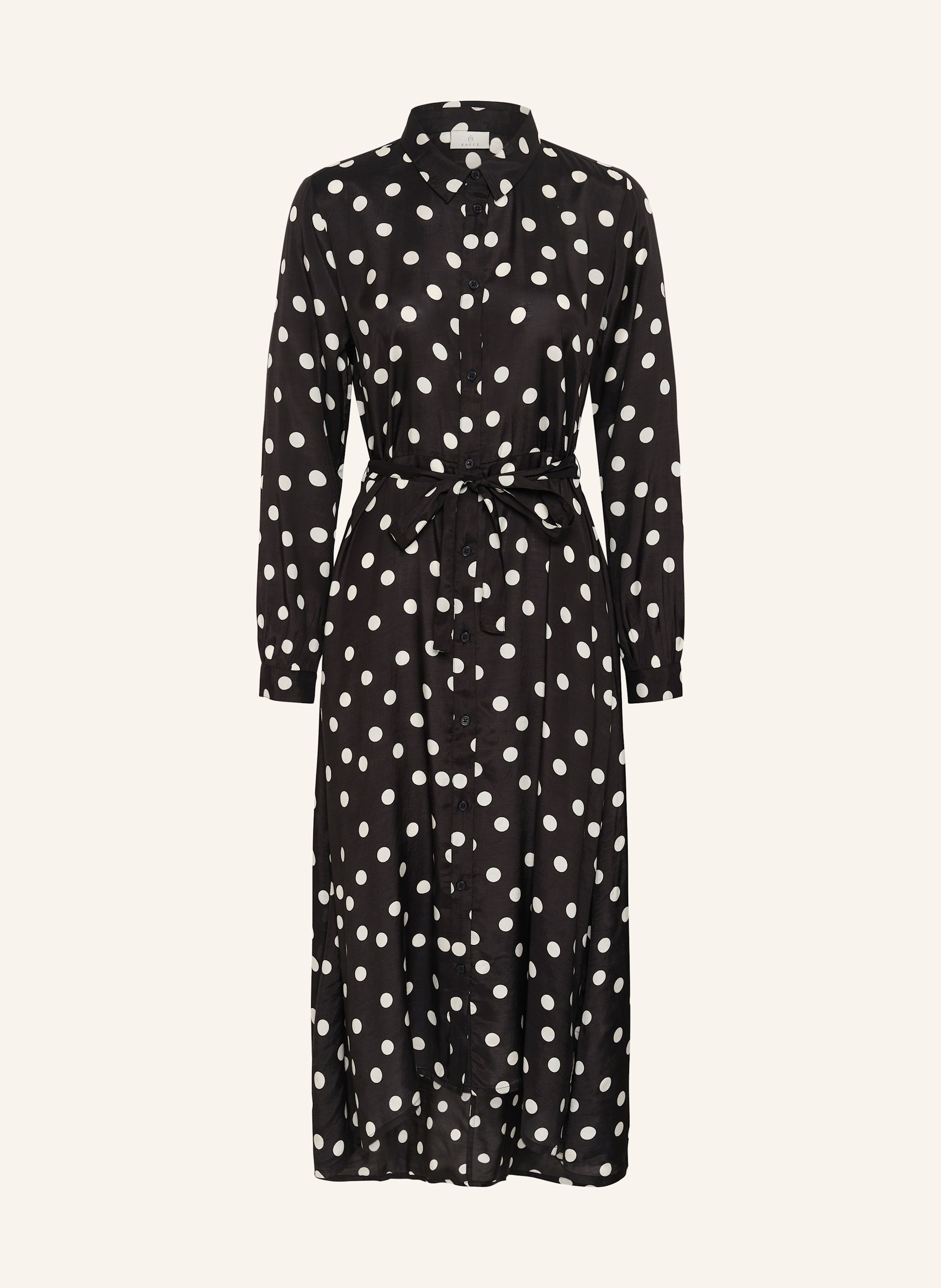 Kaffe Hemdblusenkleid Kaoline schwarz