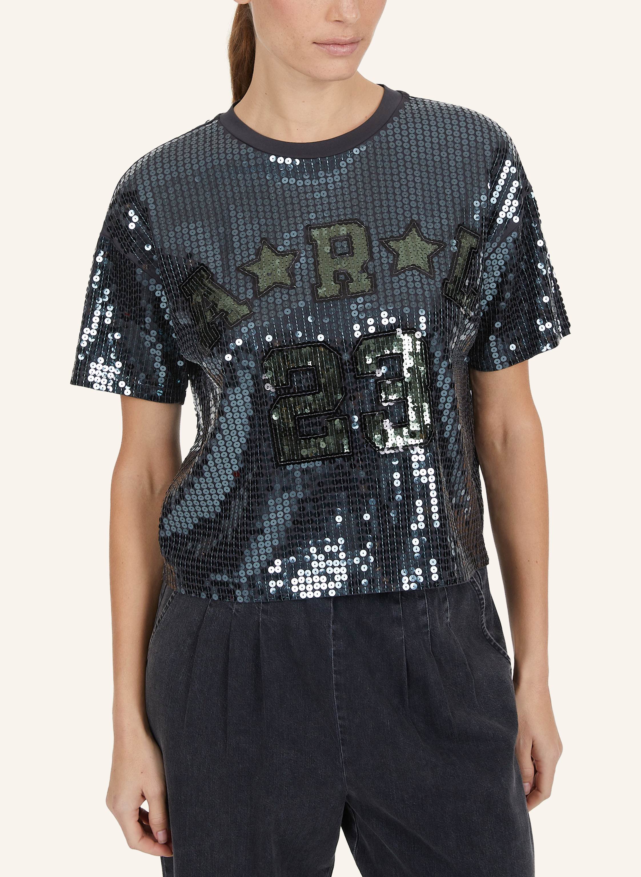 Thumbnail - Marc Aurel T-Shirt Mit Pailletten schwarz