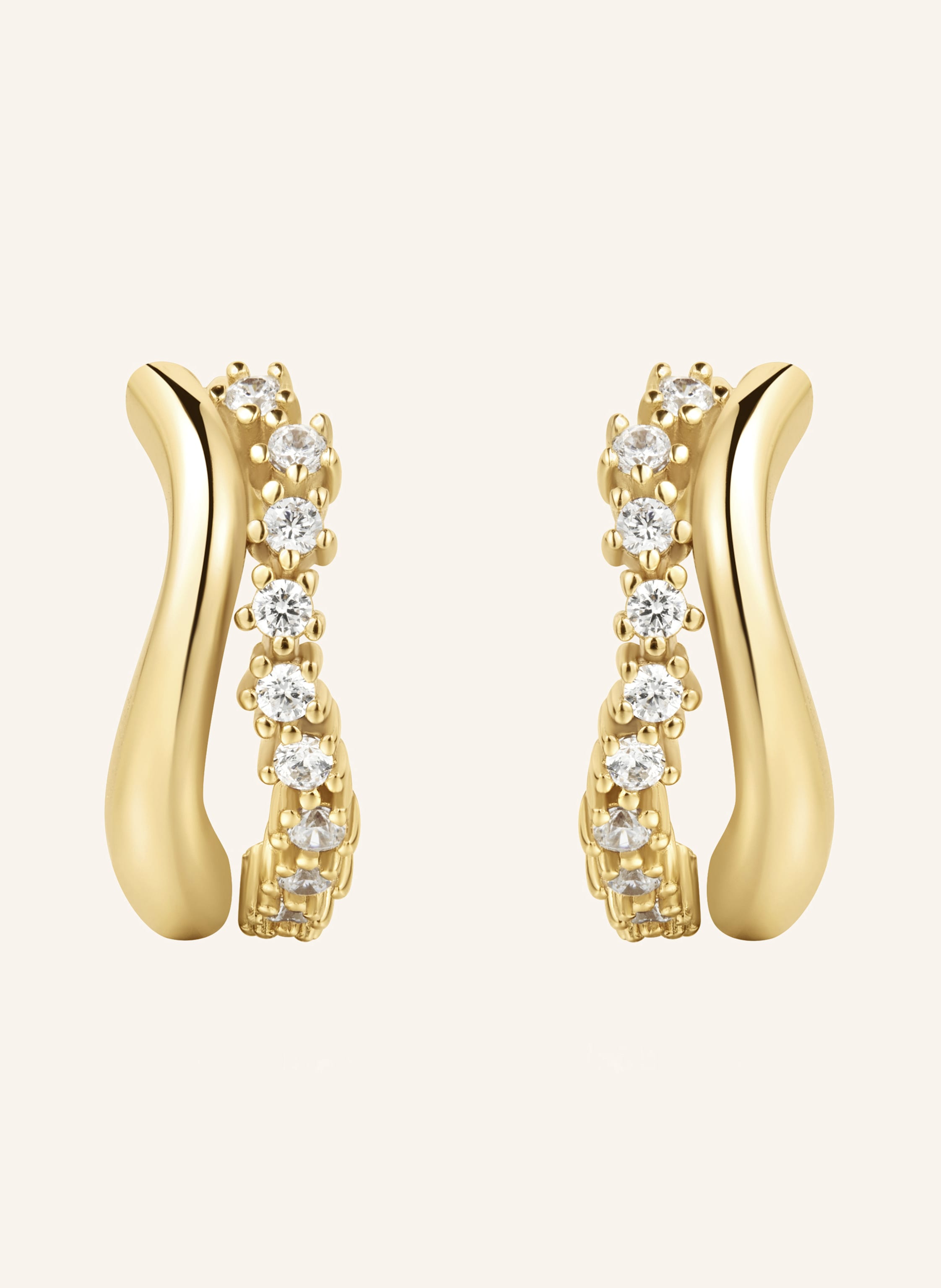 Thumbnail - Ania Haie Creolen Aus 925er Sterlingsilber gold