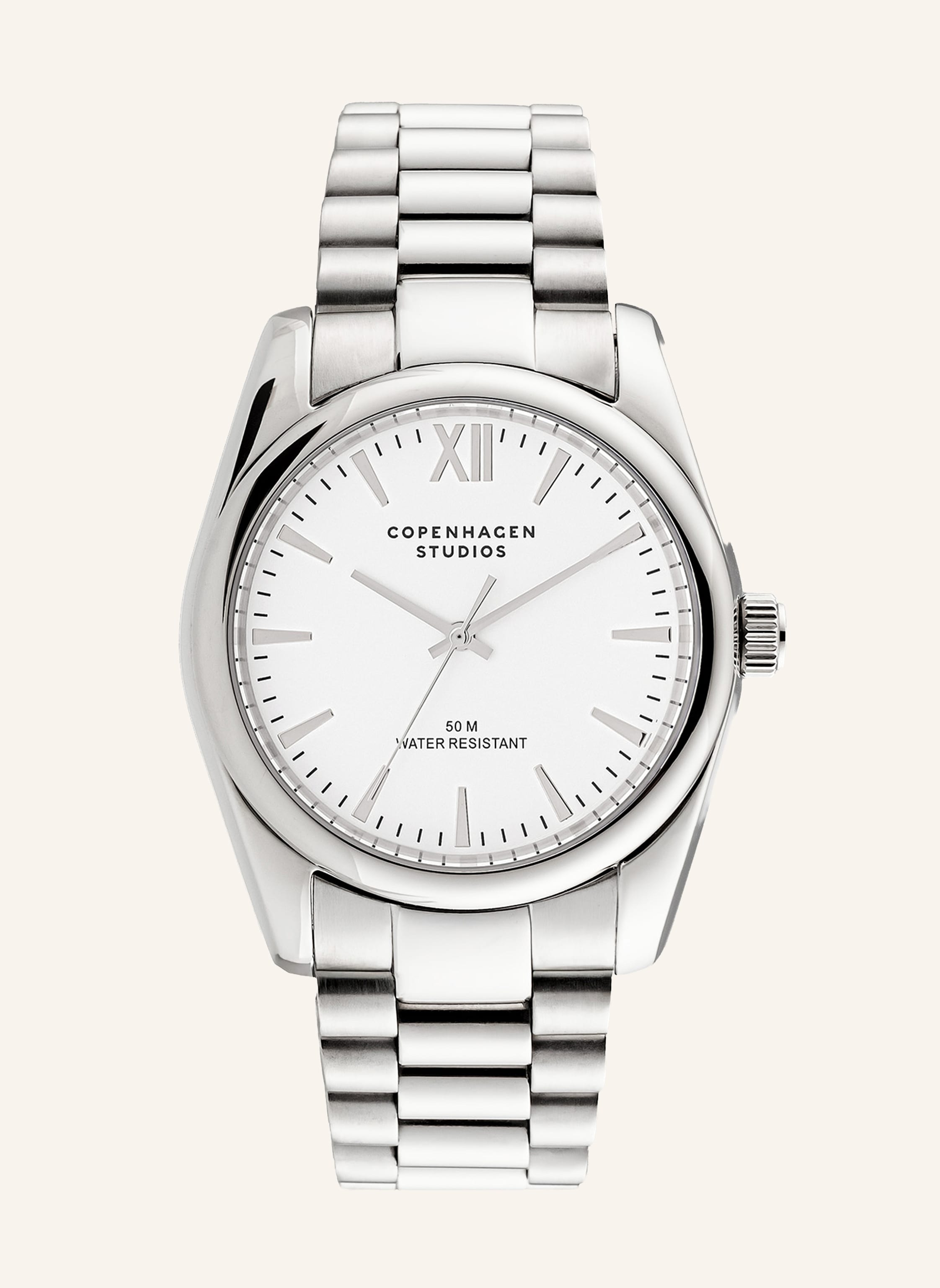 Copenhagen Studios Armbanduhr  Aus  Edelstahl silber