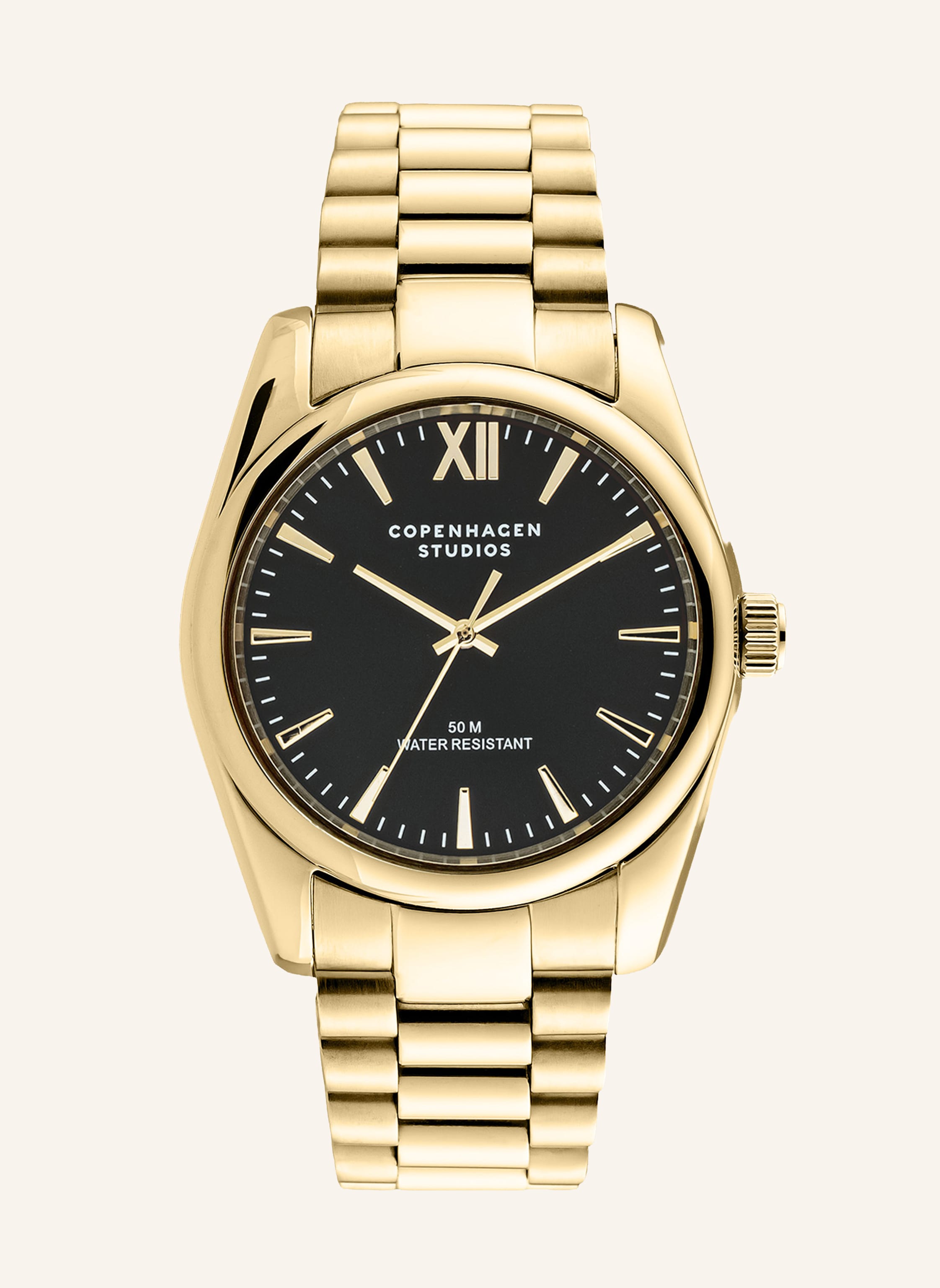 Copenhagen Studios Armbanduhr  Aus  Edelstahl gold