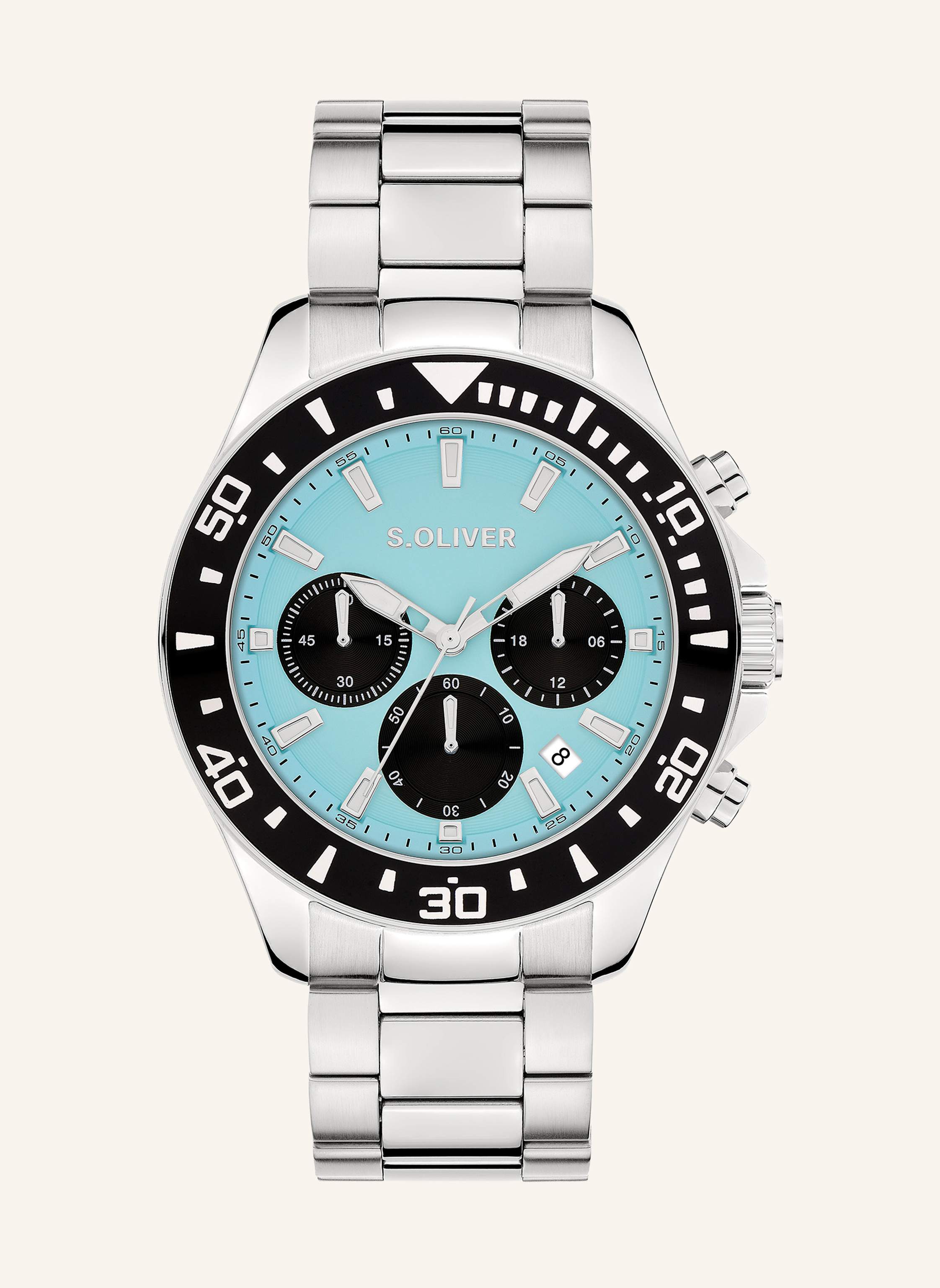 S.Oliver Armbanduhr  Aus  Edelstahl silber