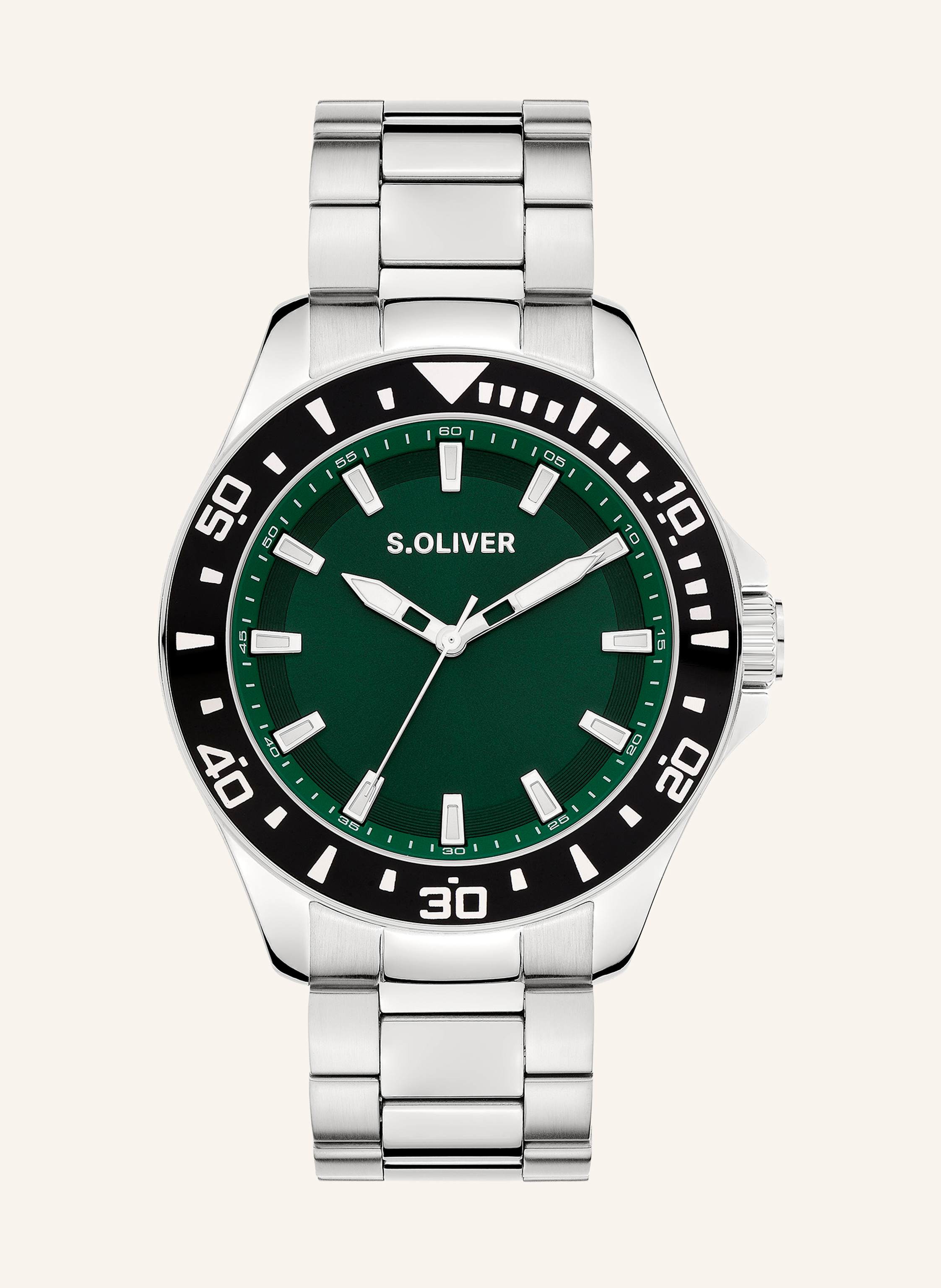 S.Oliver Armbanduhr  Aus  Edelstahl silber