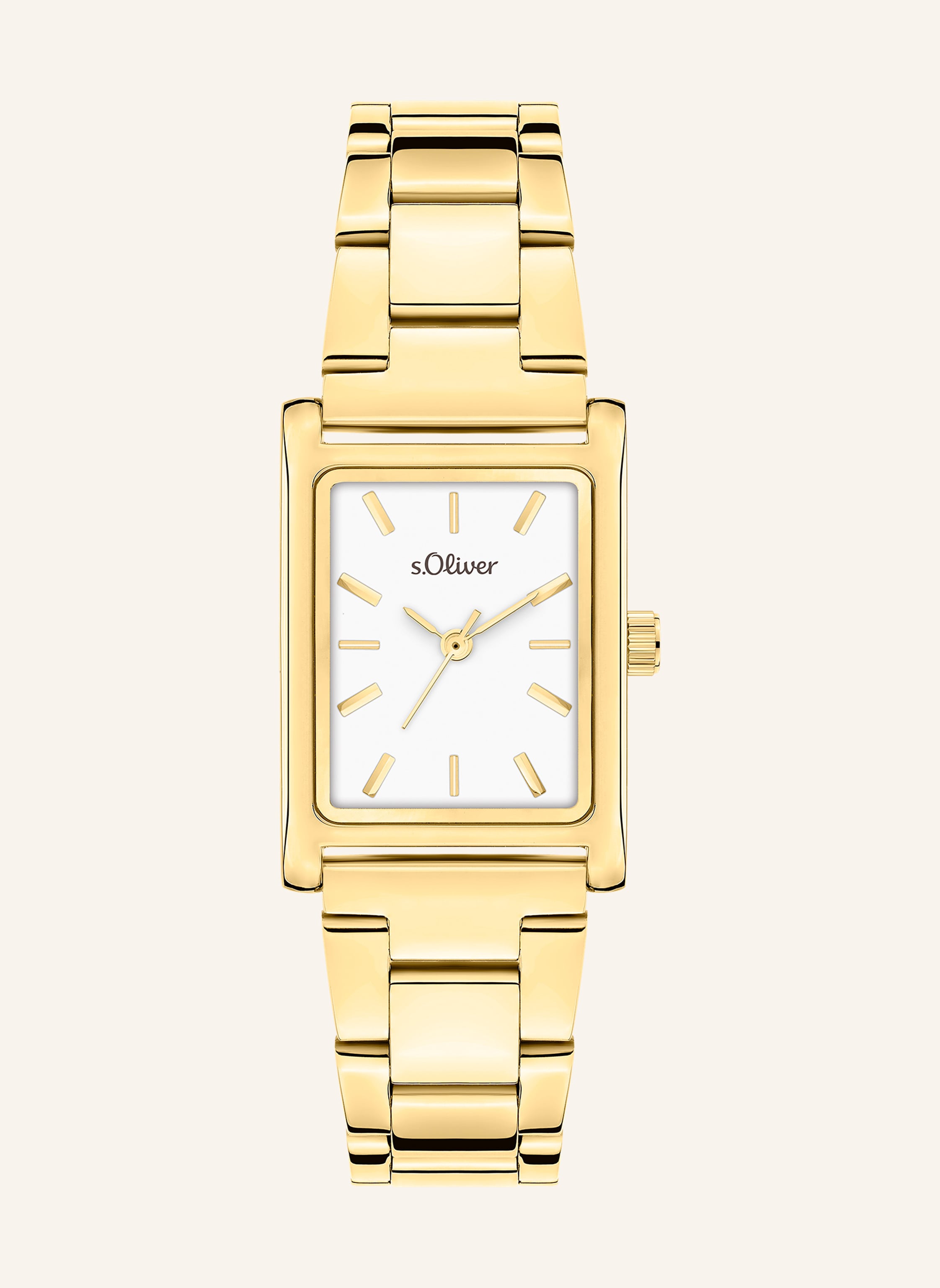 S.Oliver Armbanduhr  Aus  Edelstahl gold