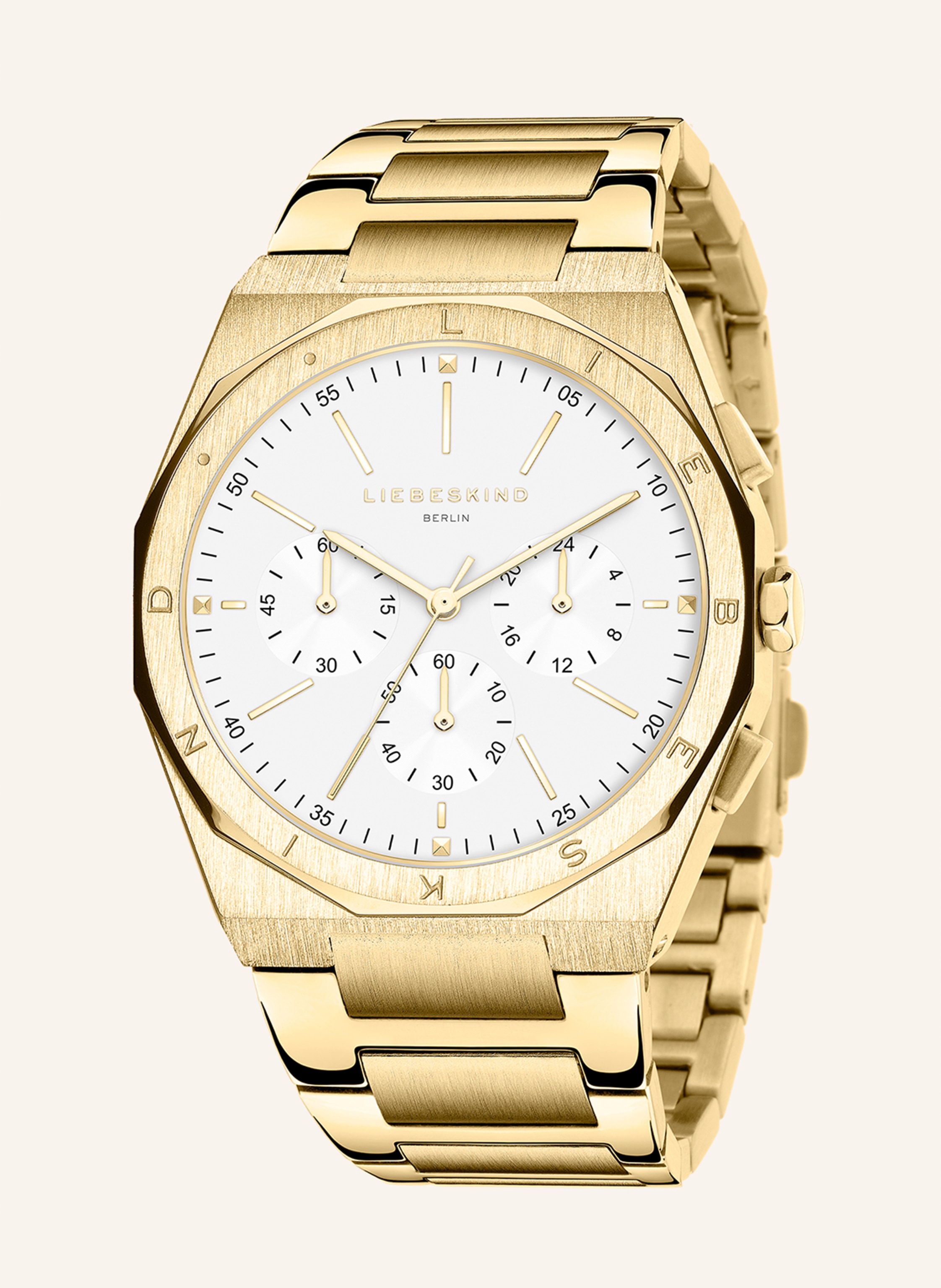 Thumbnail - Liebeskind Armbanduhr Aus Edelstahl gold