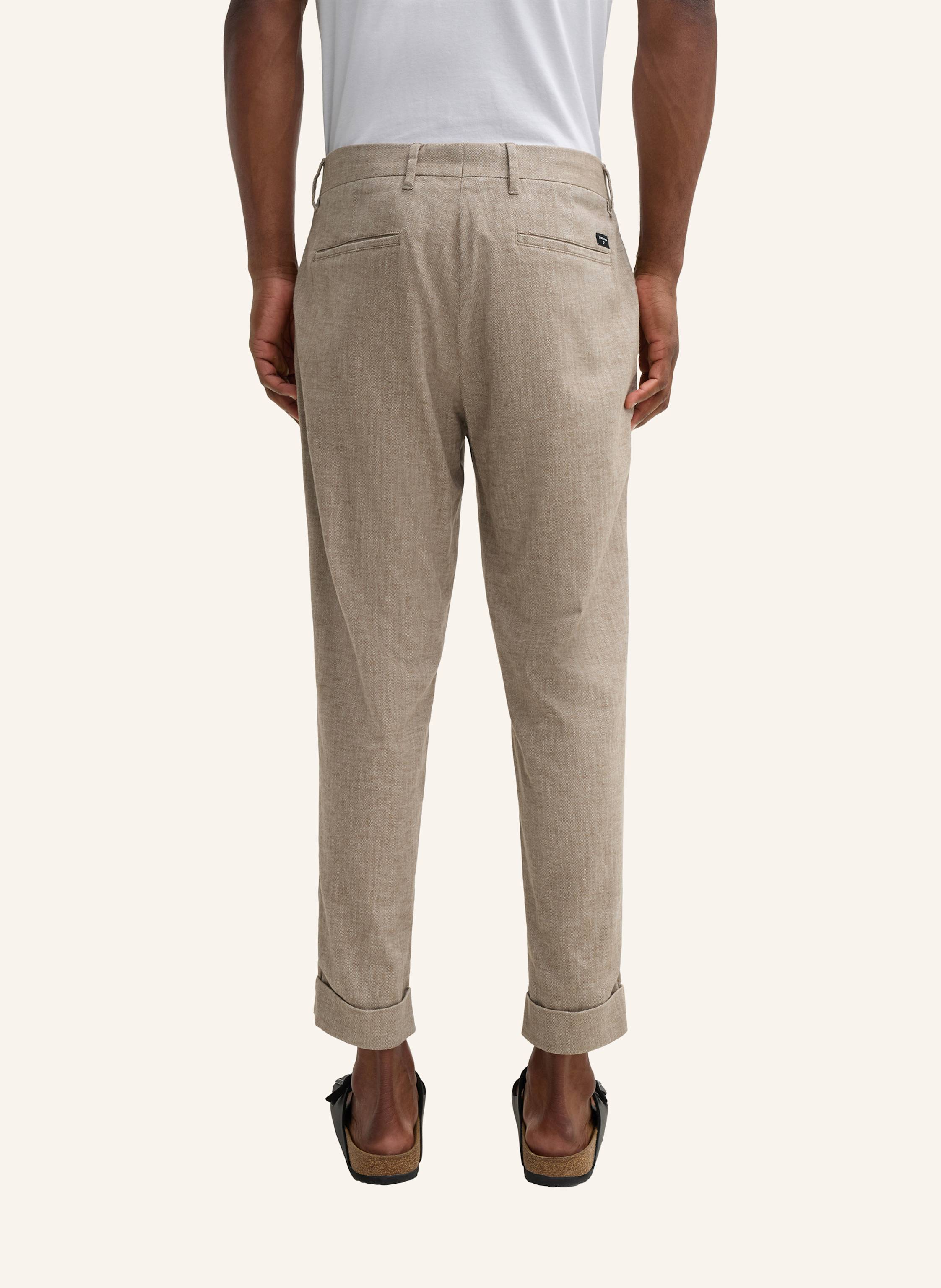 Thumbnail - Strellson Bundfaltenhose Louis braun