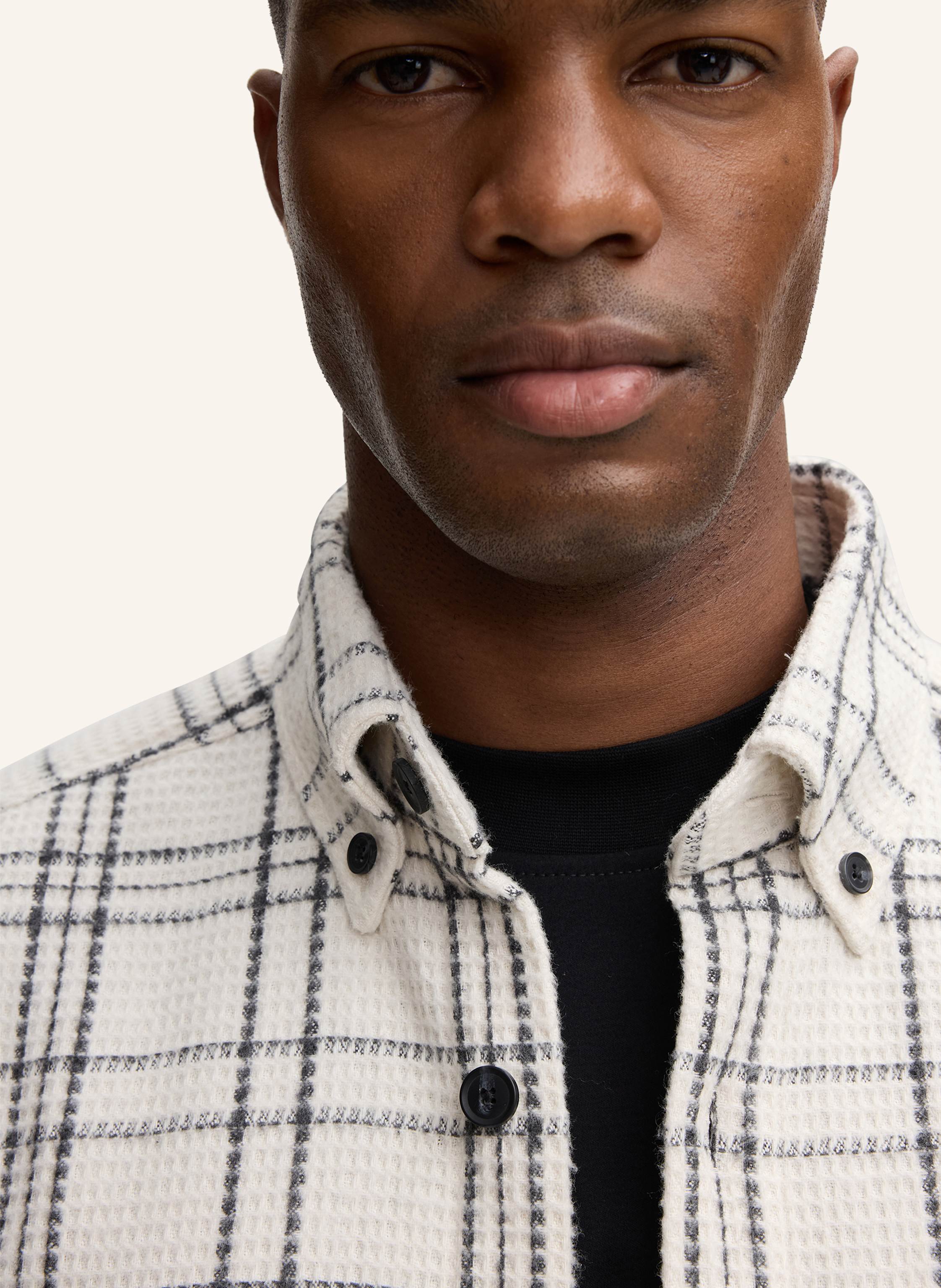 Thumbnail - Strellson Overshirt Nero beige