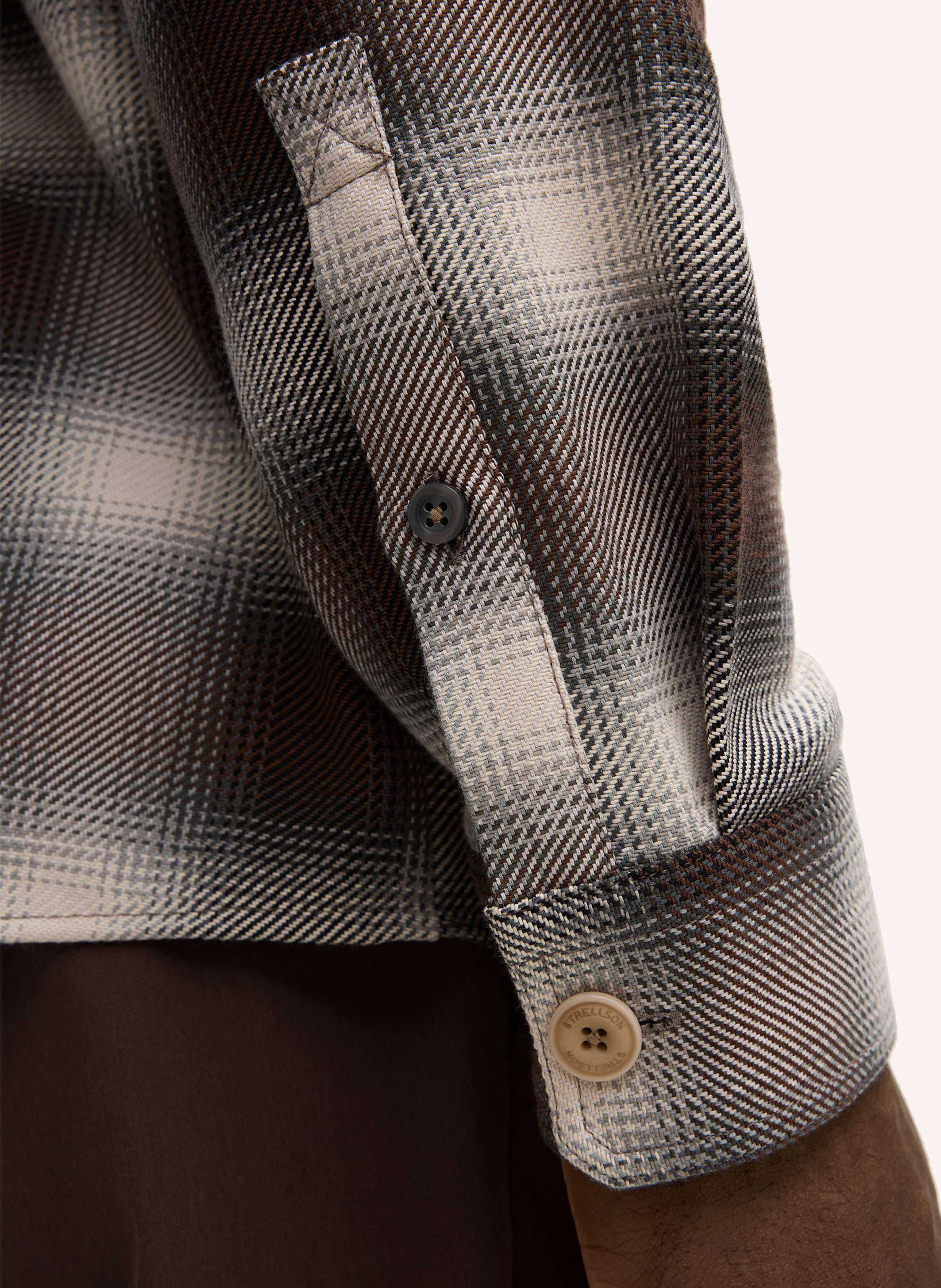 Thumbnail - Strellson Overshirt Neon braun