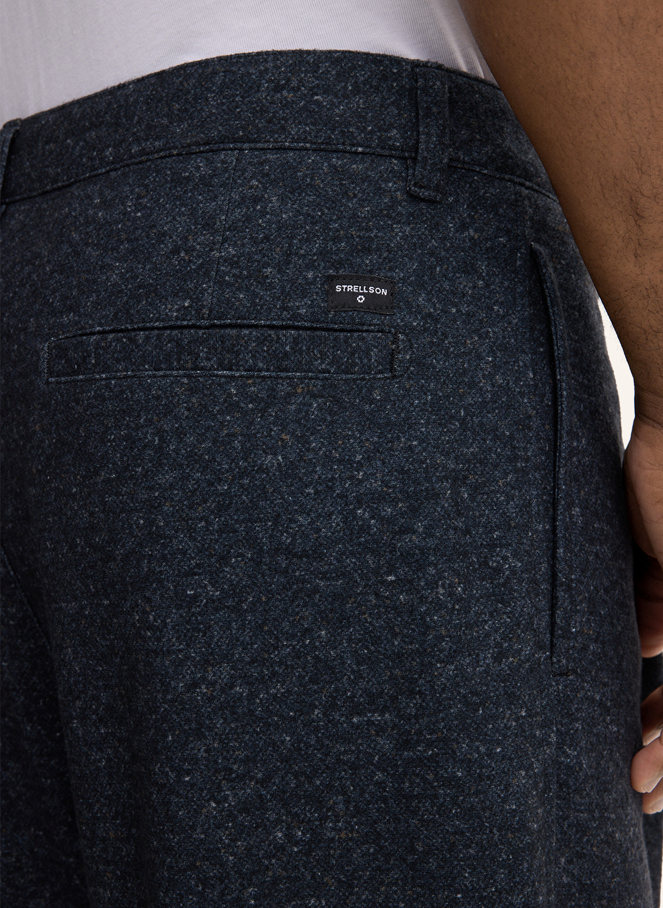 Thumbnail - Strellson Bundfaltenhose Ludo blau