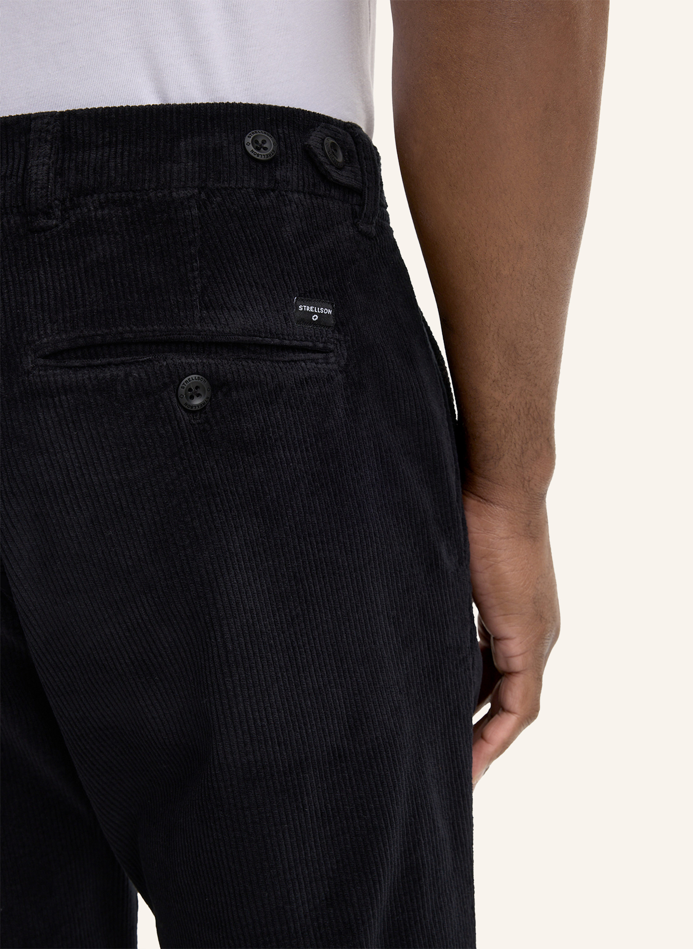 Thumbnail - Strellson Cordhose Rion schwarz