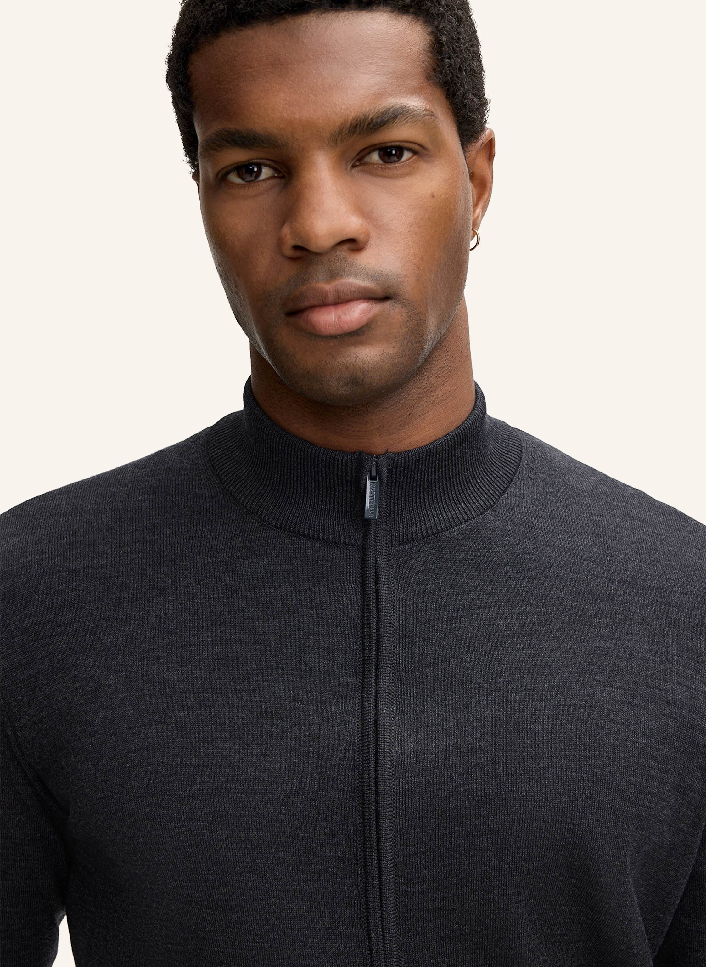 Thumbnail - Strellson Strickjacke Marek grau