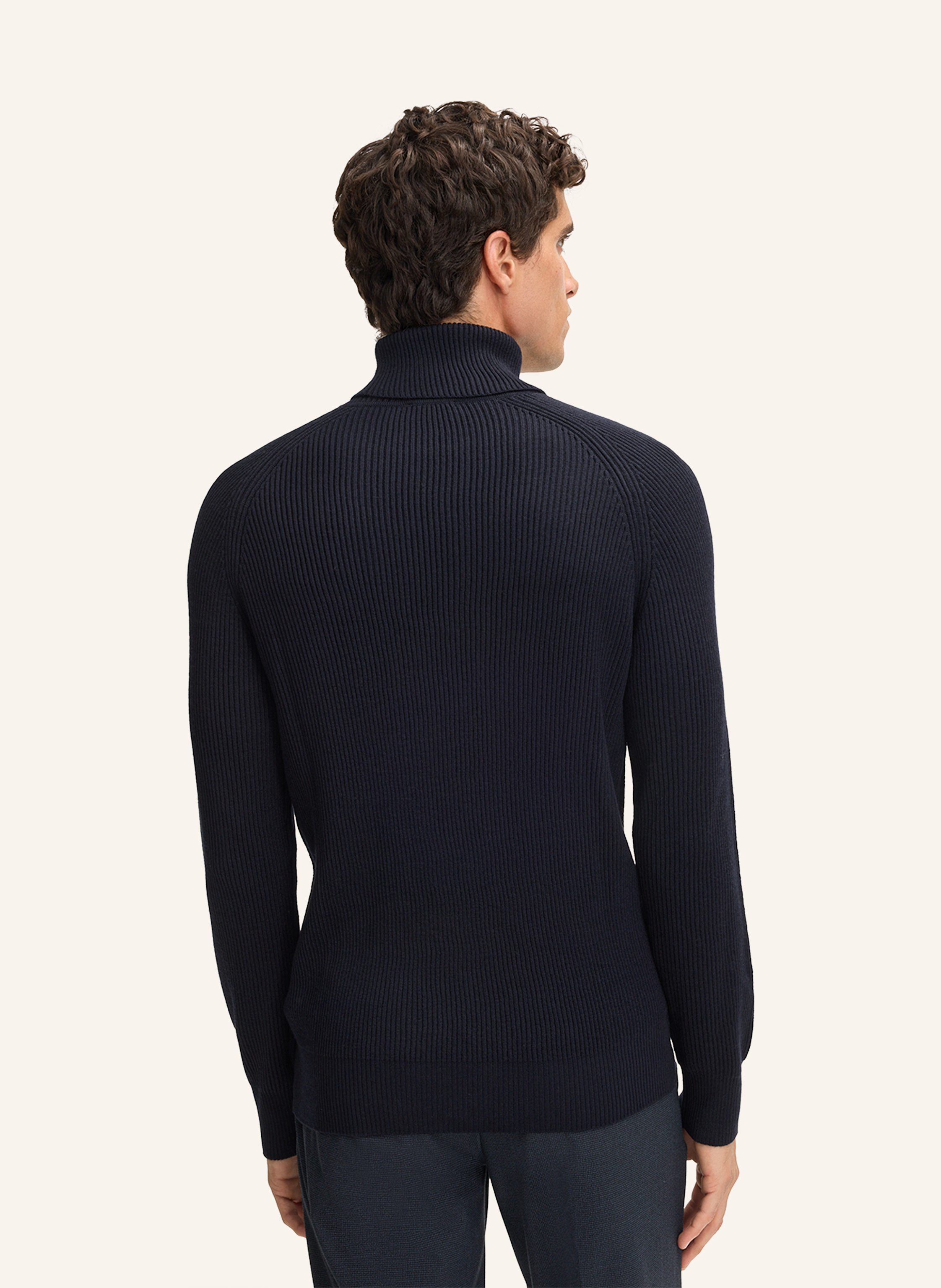 Thumbnail - Strellson Rollkragenpullover Hamilton blau