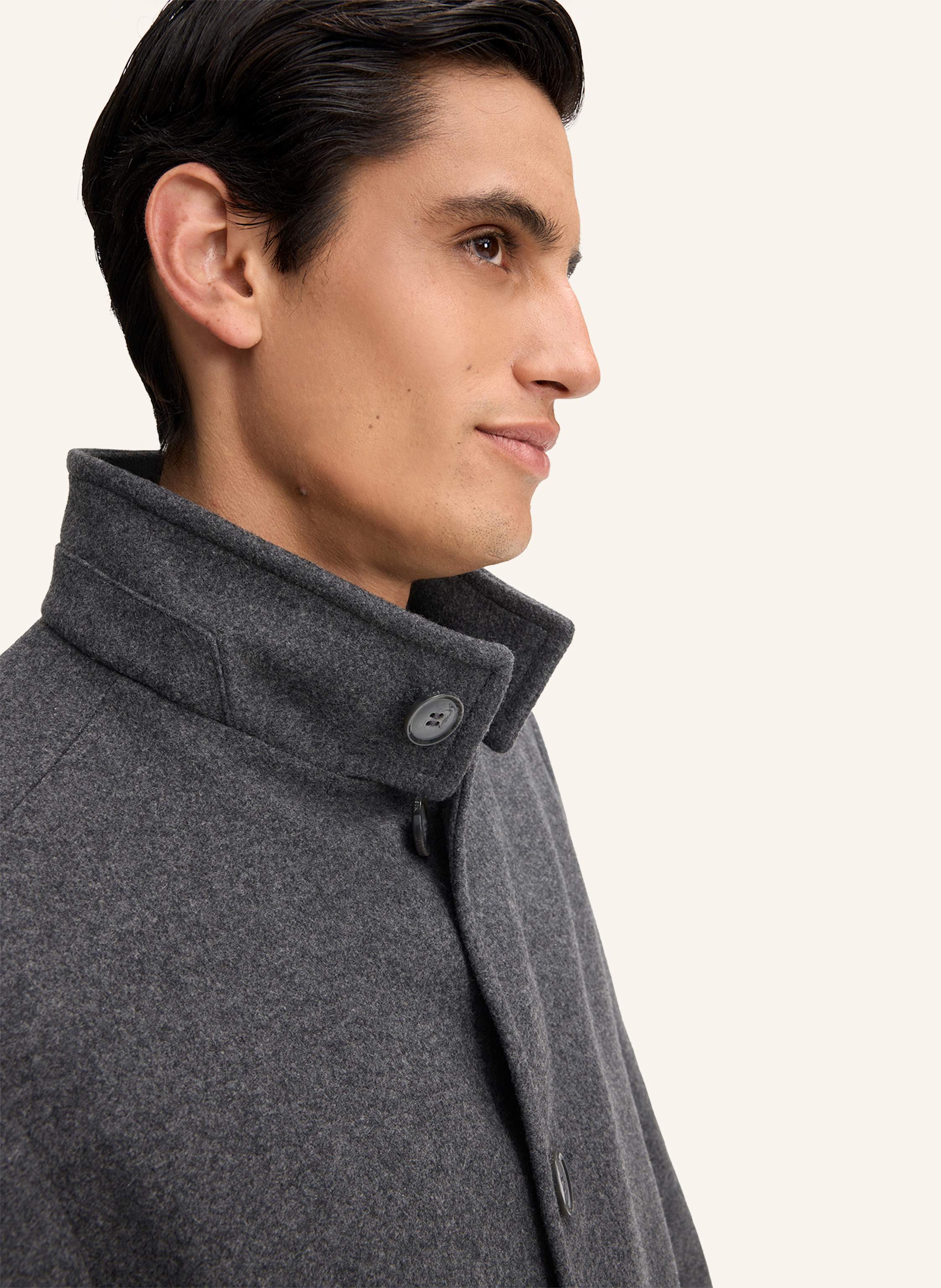 Thumbnail - Strellson Wollmantel Finchley 2.0 grau