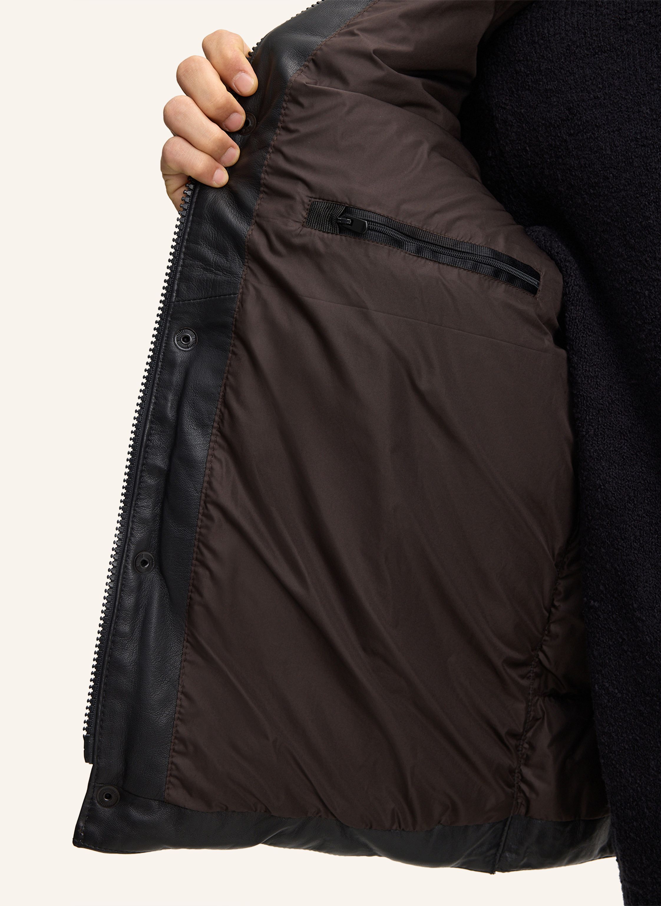 Thumbnail - Strellson Lederjacke Bodio schwarz