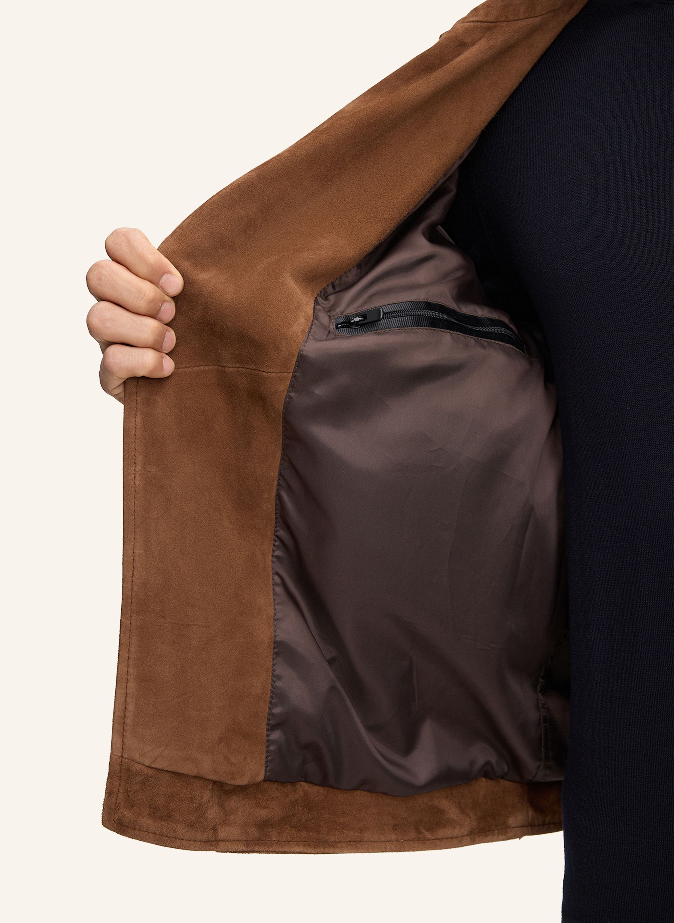 Thumbnail - Strellson Lederjacke Parkson braun