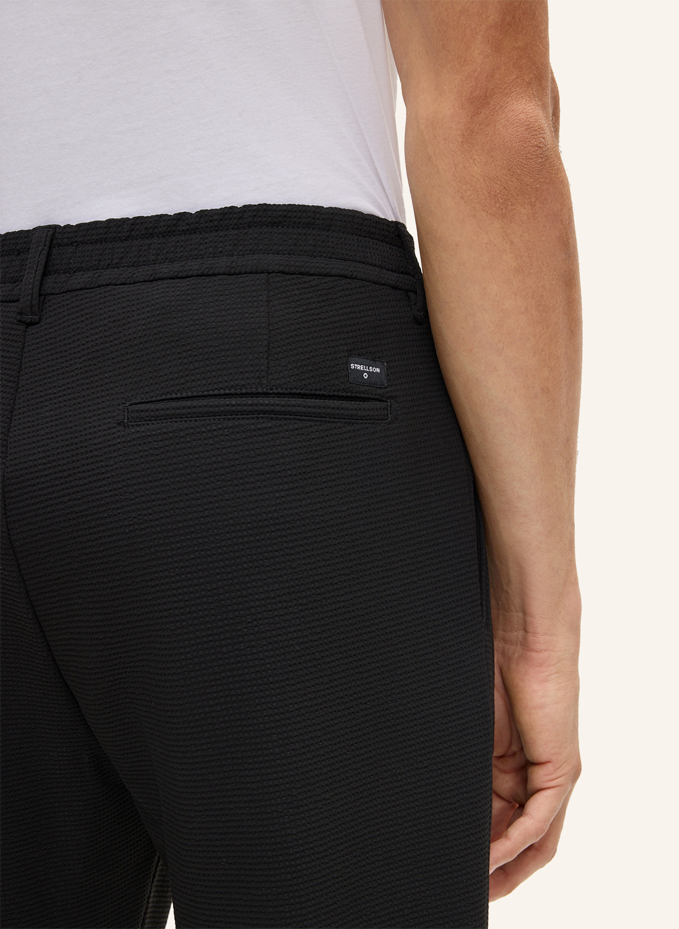 Thumbnail - Strellson Bundfaltenhose Lui schwarz