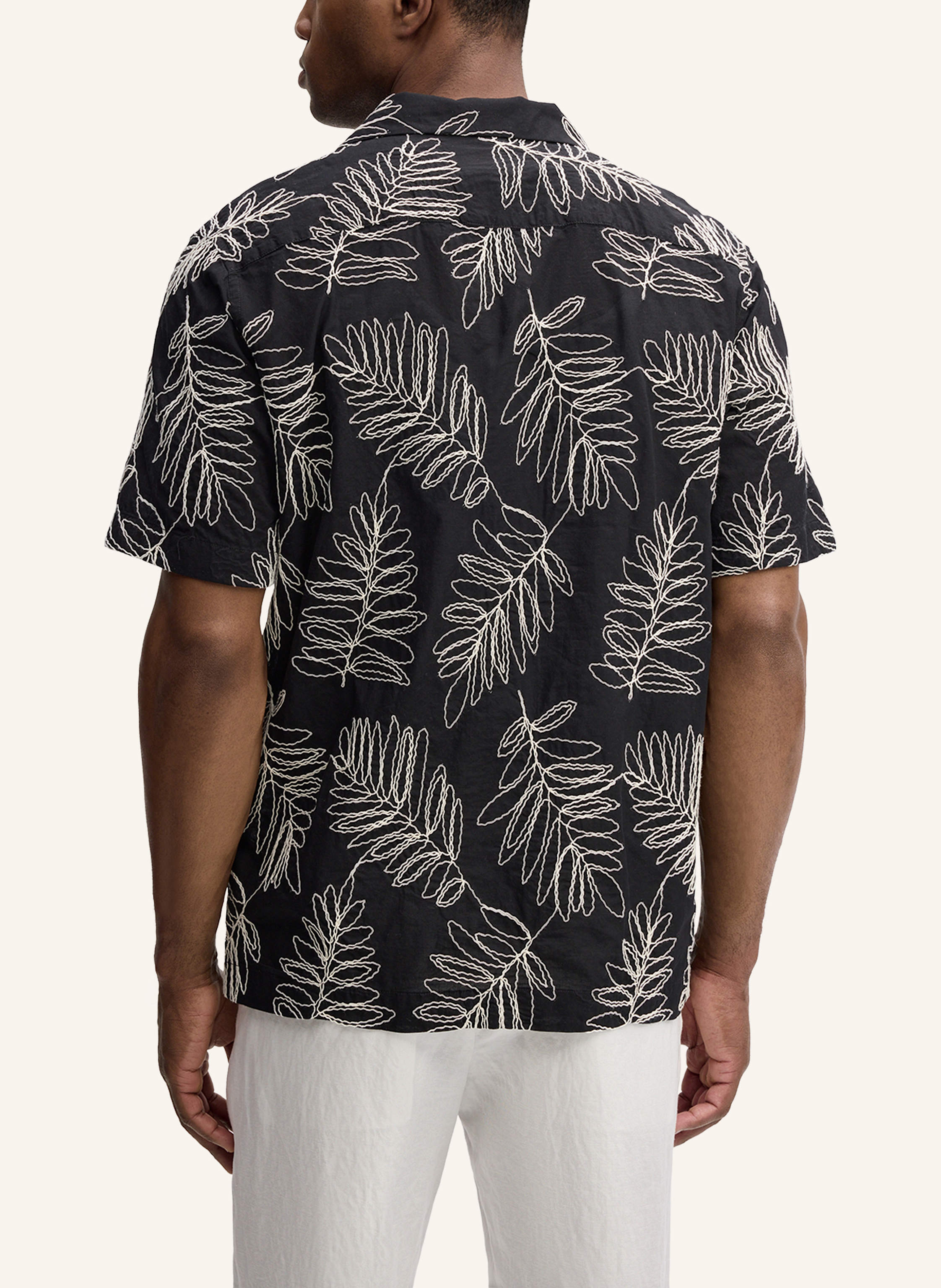 Thumbnail - Strellson Kurzarm-Hemd Clint schwarz