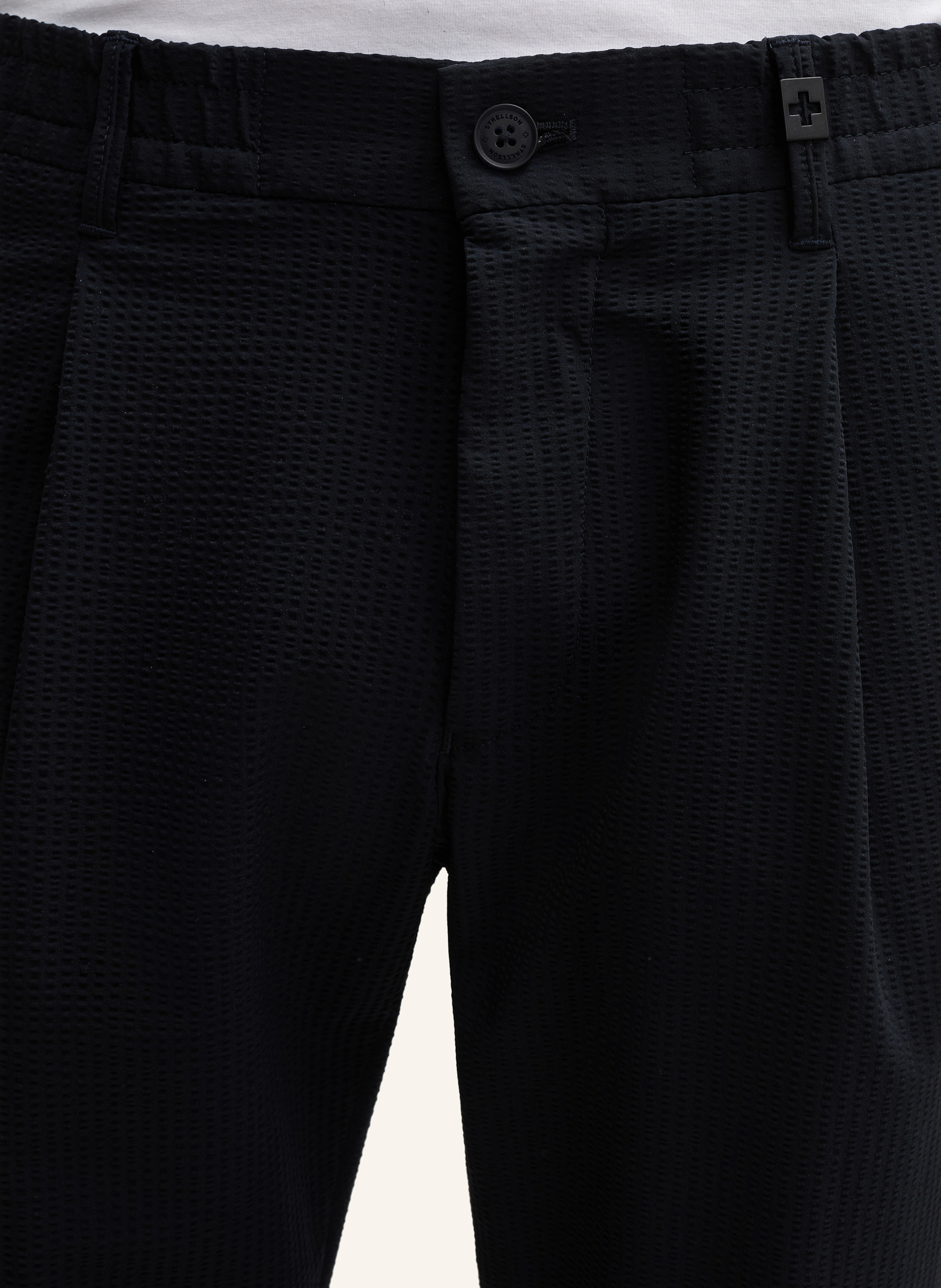 Thumbnail - Strellson Bundfaltenhose Lui blau