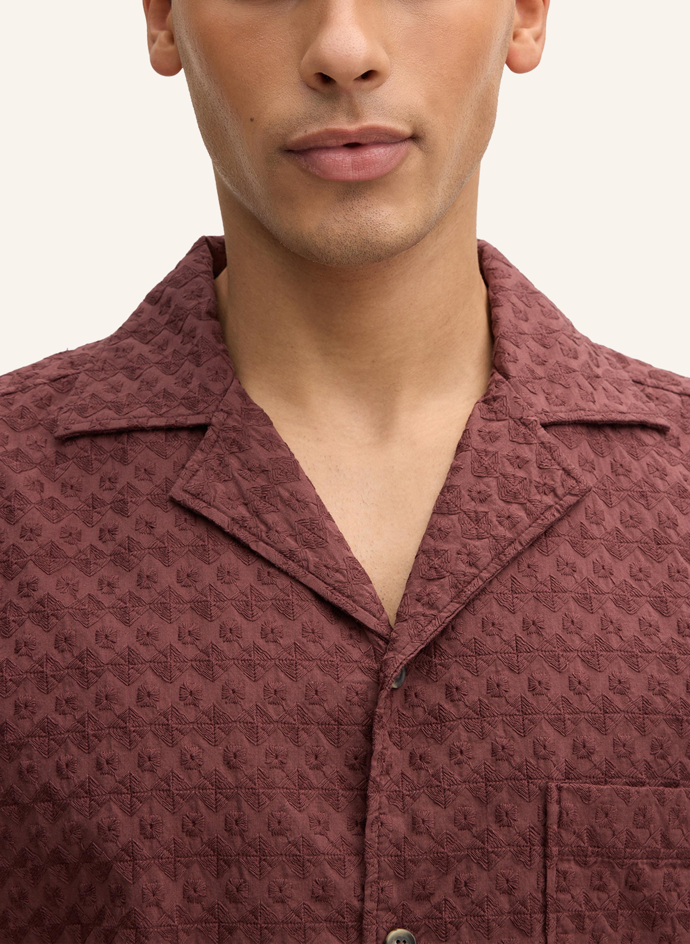 Thumbnail - Strellson Kurzarm-Hemd Ciscon rot