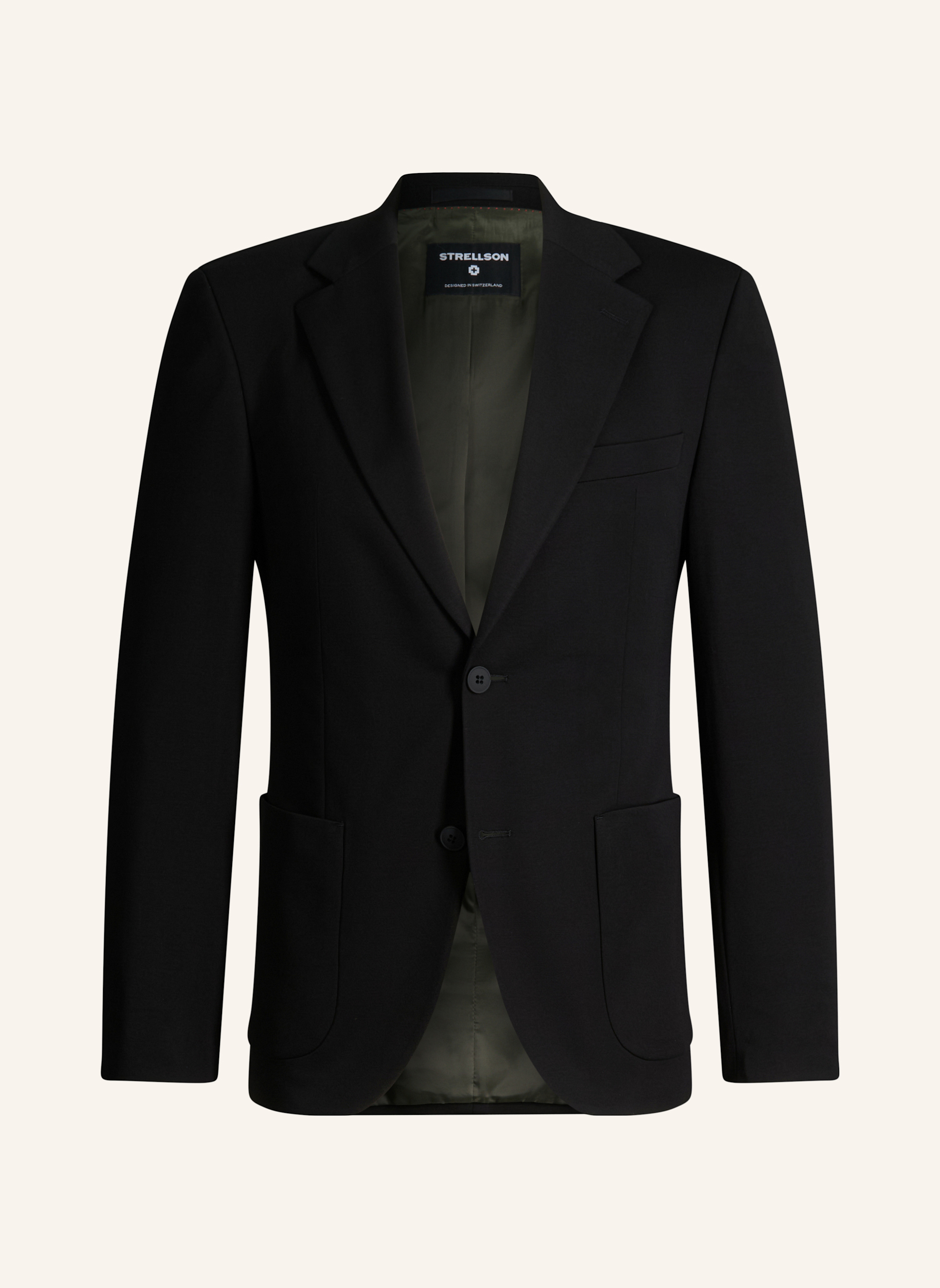 Strellson Anzugsakko Arndt Slim Fit Aus Jersey schwarz