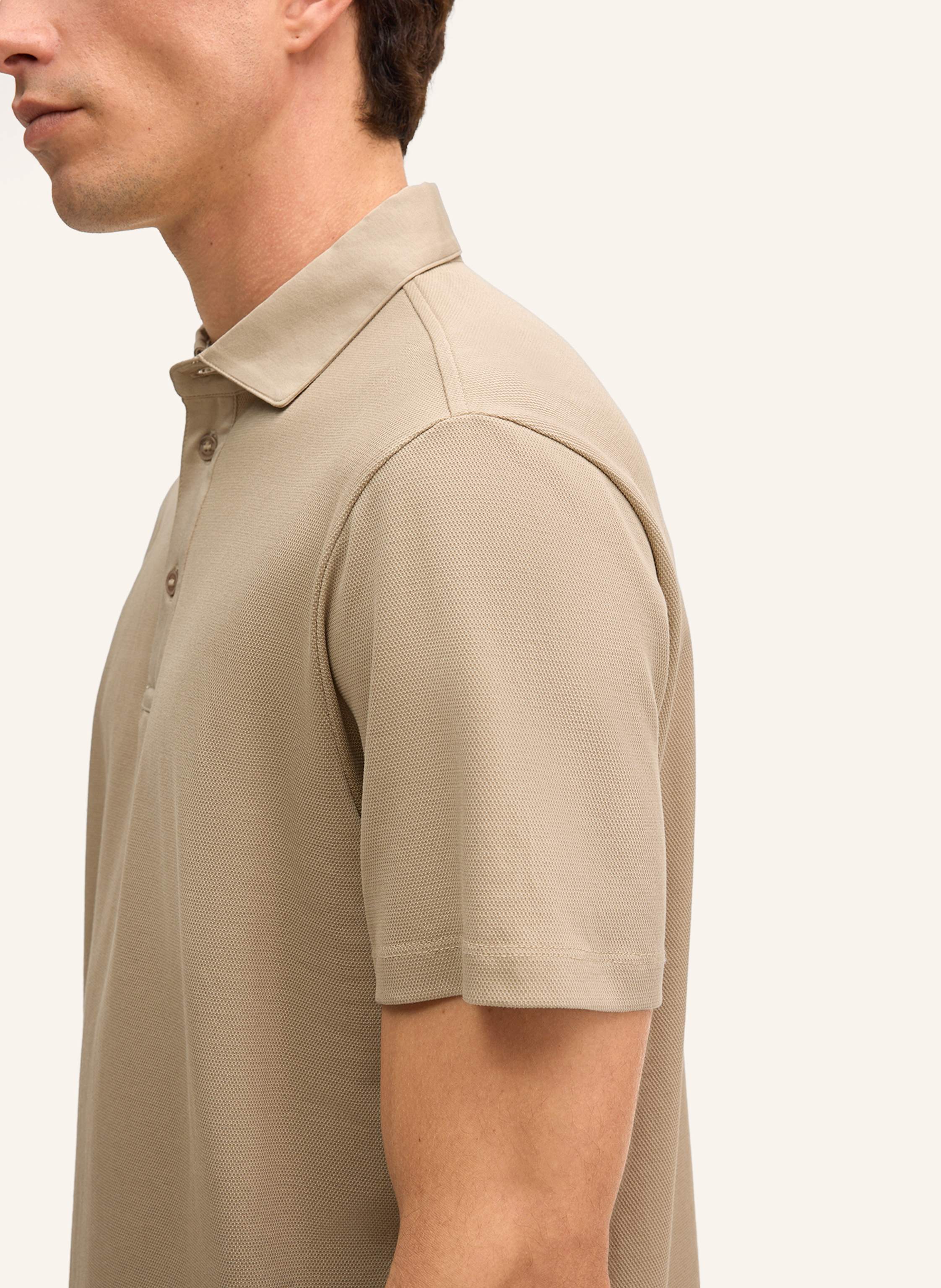 Thumbnail - Strellson Poloshirt Piro beige