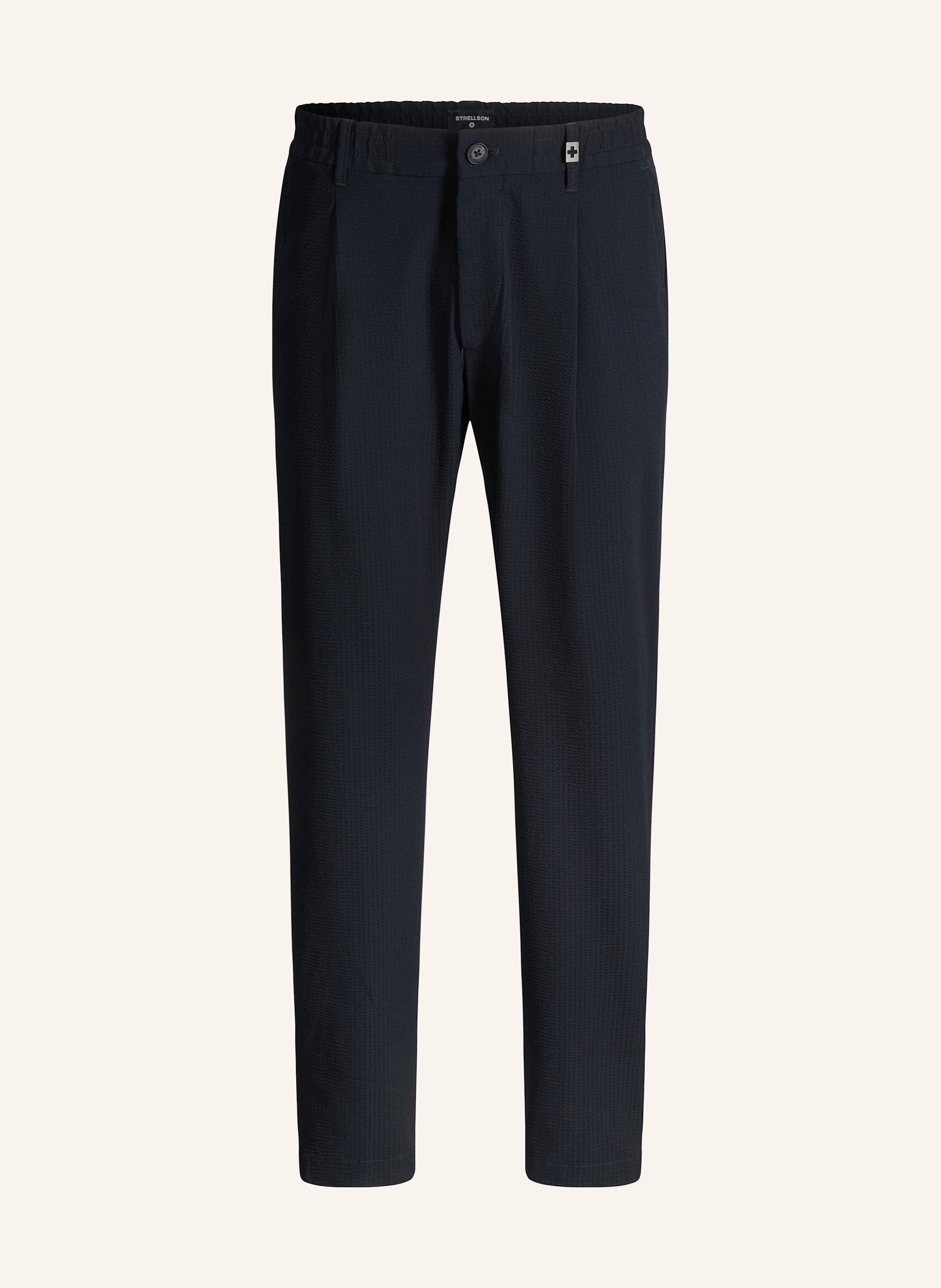 Strellson Bundfaltenhose blau