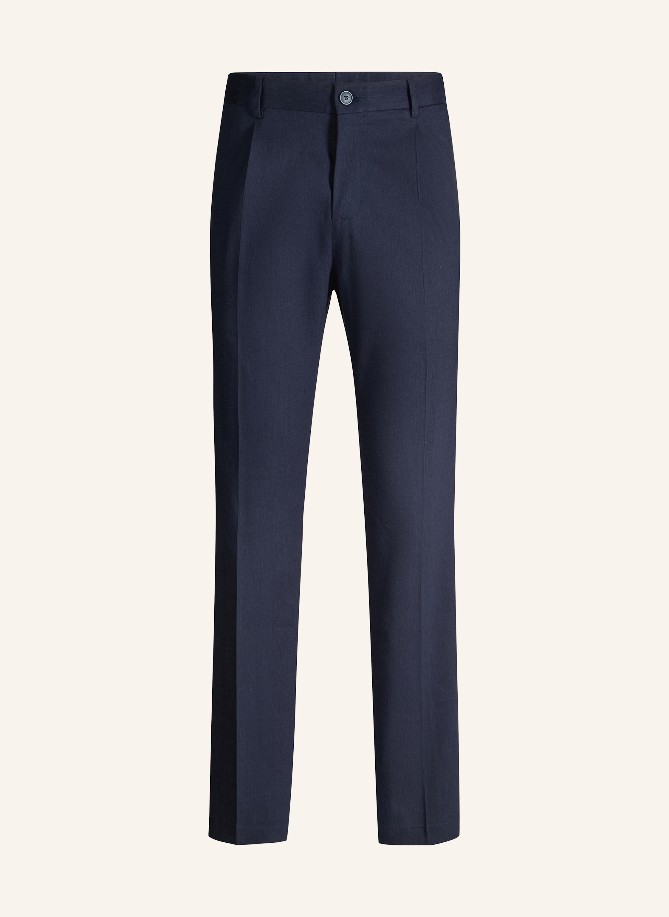 Strellson Anzughose Tomeo Regular Fit Mit Leinen blau