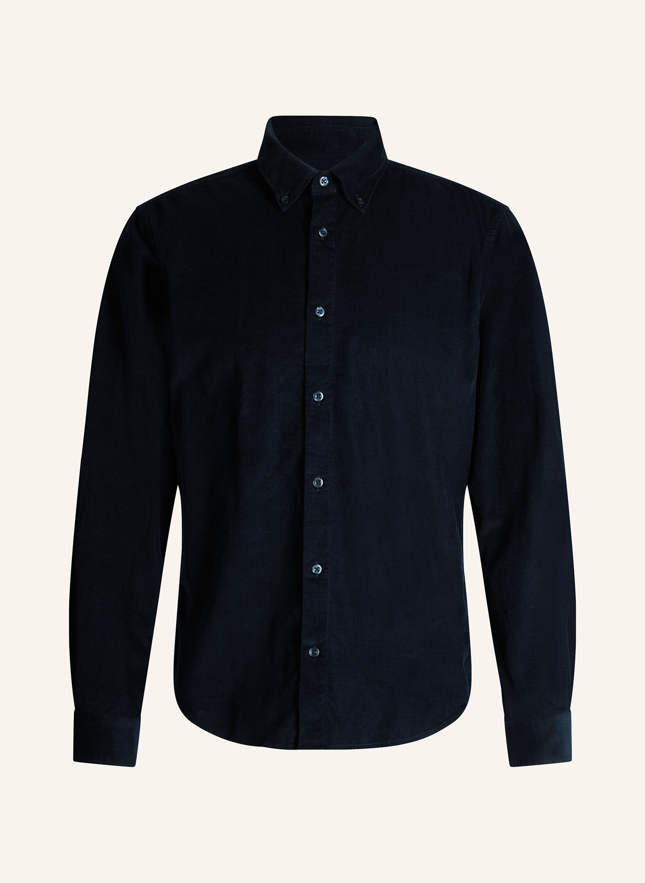 Strellson Cordhemd Corey Regular Fit blau