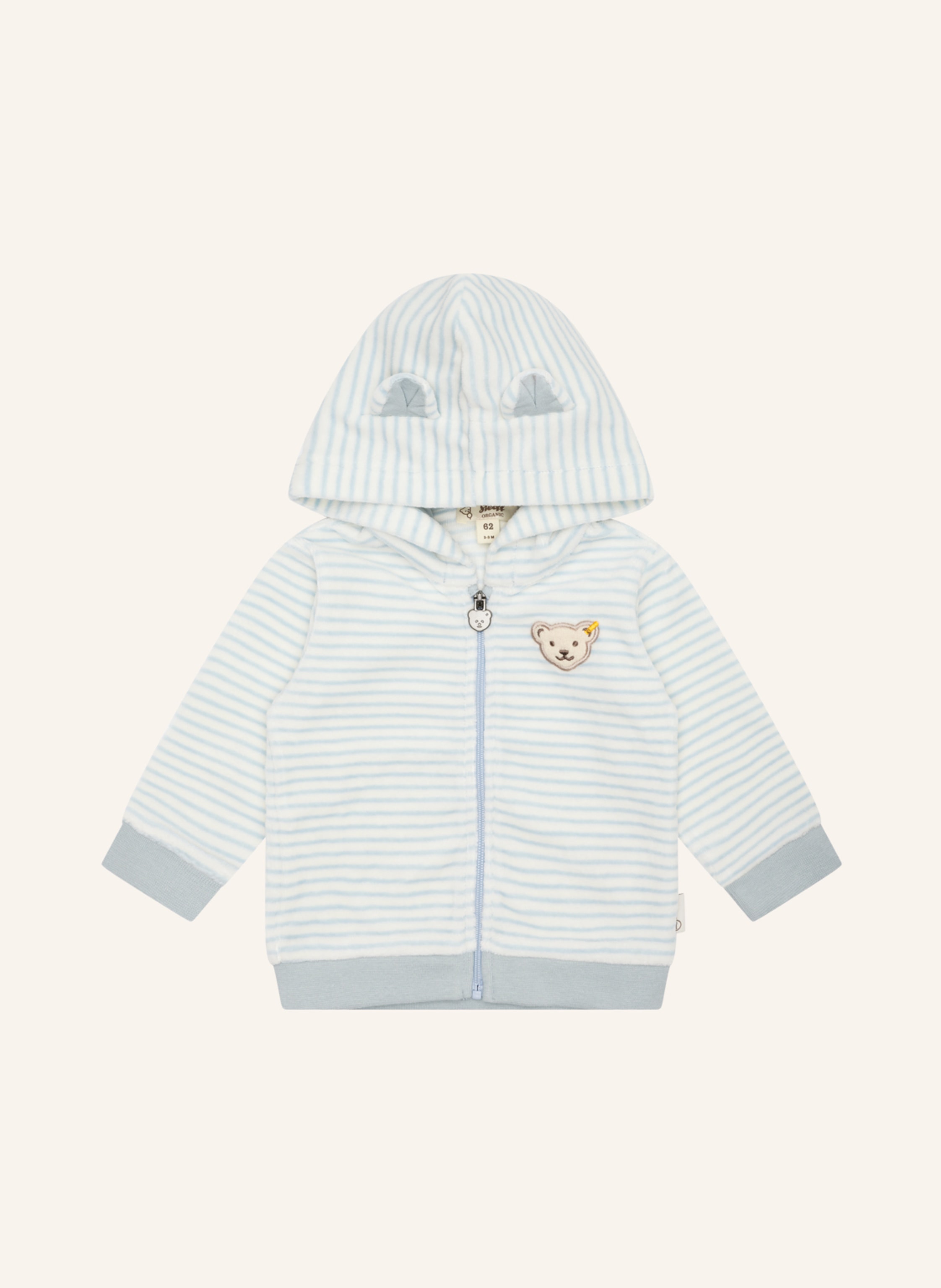 Steiff Felpa Bimbo Con Orsetto Teddy - Giacca Morbida E Calda