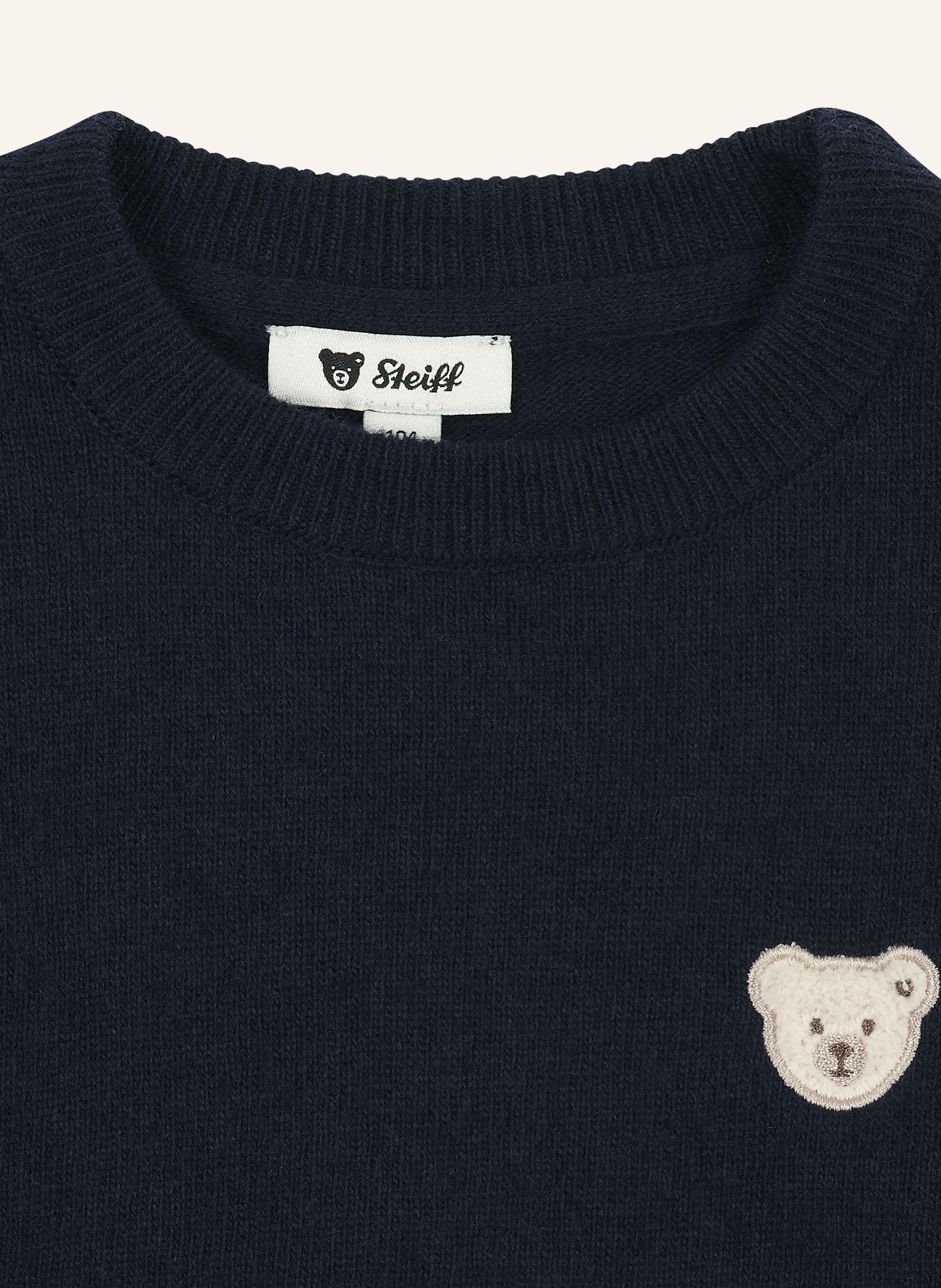 Thumbnail - Steiff Pullover Woodland blau