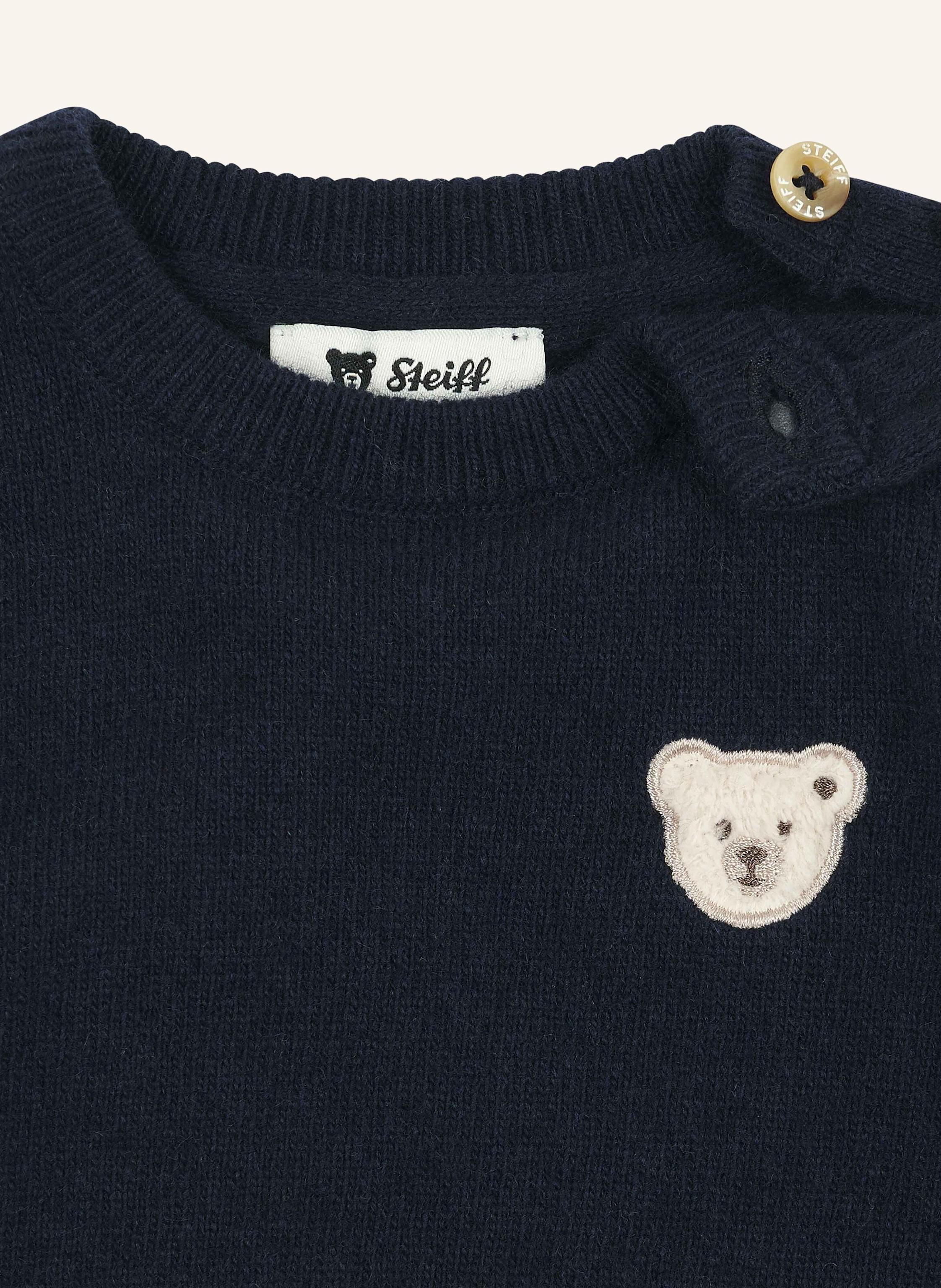 Thumbnail - Steiff Pullover Woodland blau